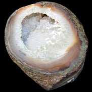 Agate geode 92*80*36mm  (312+83g) 395g in sunlight - Rocks and Things Store