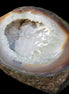 Agate geode 92*80*36mm  (312+83g) 395g in sunlight - Rocks and Things Store