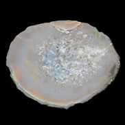 Agate geode 92*80*36mm  (312+83g) 395g in sunlight - Rocks and Things Store