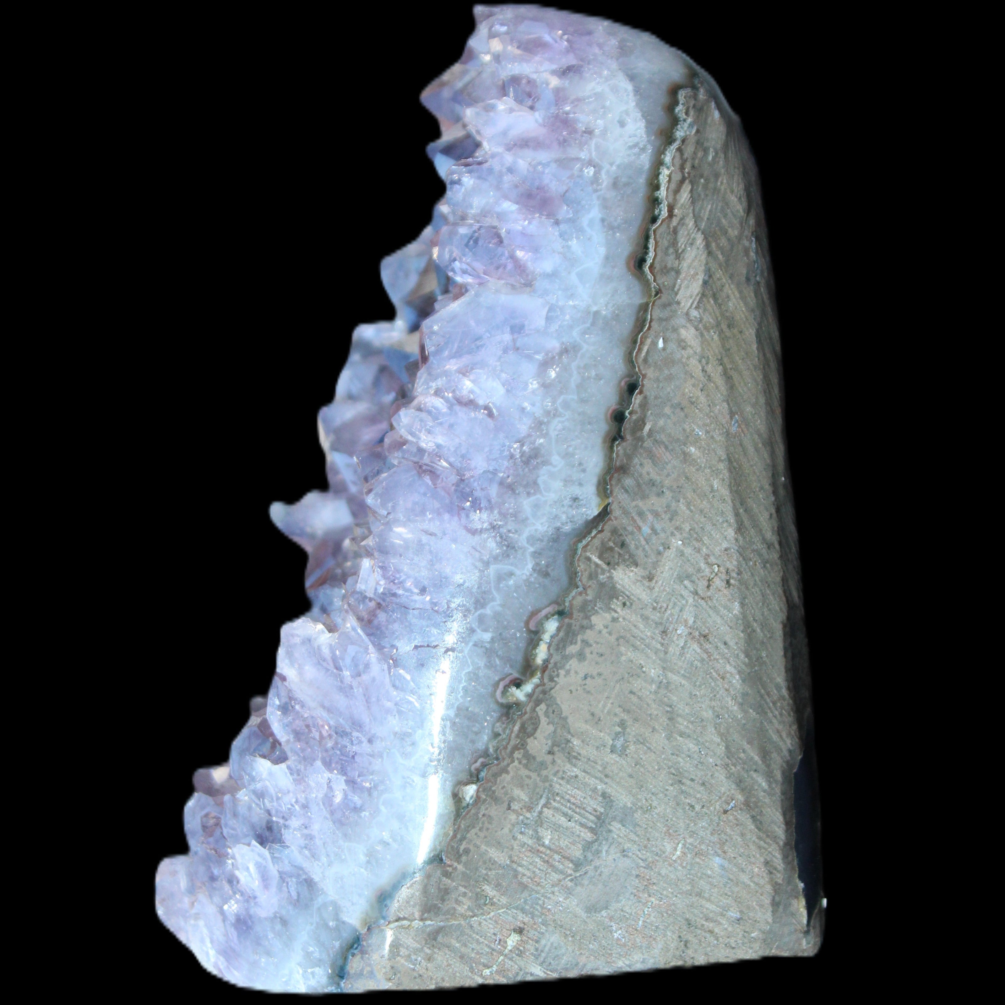 Amethyst geode cluster 138*83*93mm 1342g in sunlight - Rocks and Things Store
