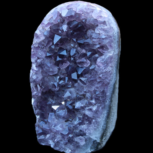 Amethyst geode cluster 138*83*93mm 1342g in sunlight - Rocks and Things Store