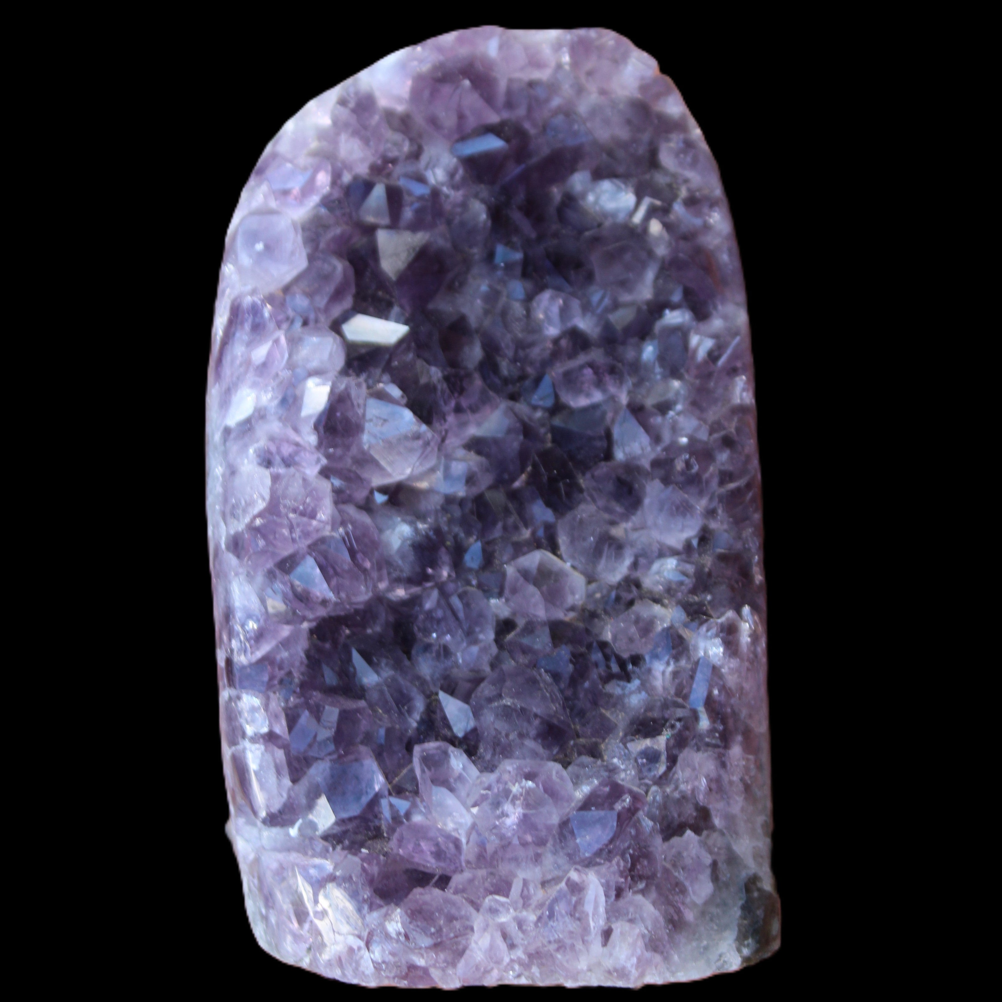 Amethyst geode cluster 138*83*93mm 1342g in sunlight - Rocks and Things Store