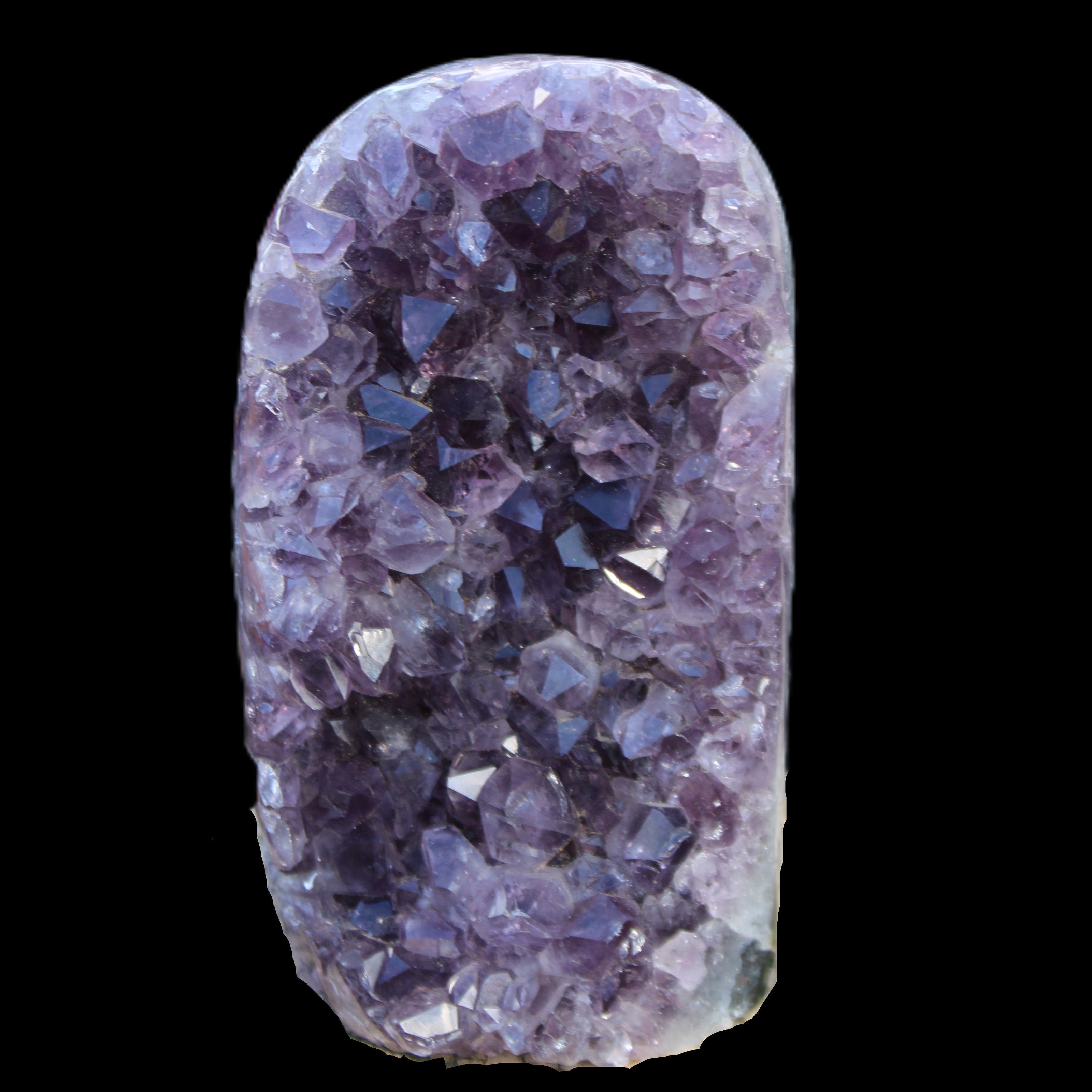 Amethyst geode cluster 138*83*93mm 1342g in sunlight - Rocks and Things Store