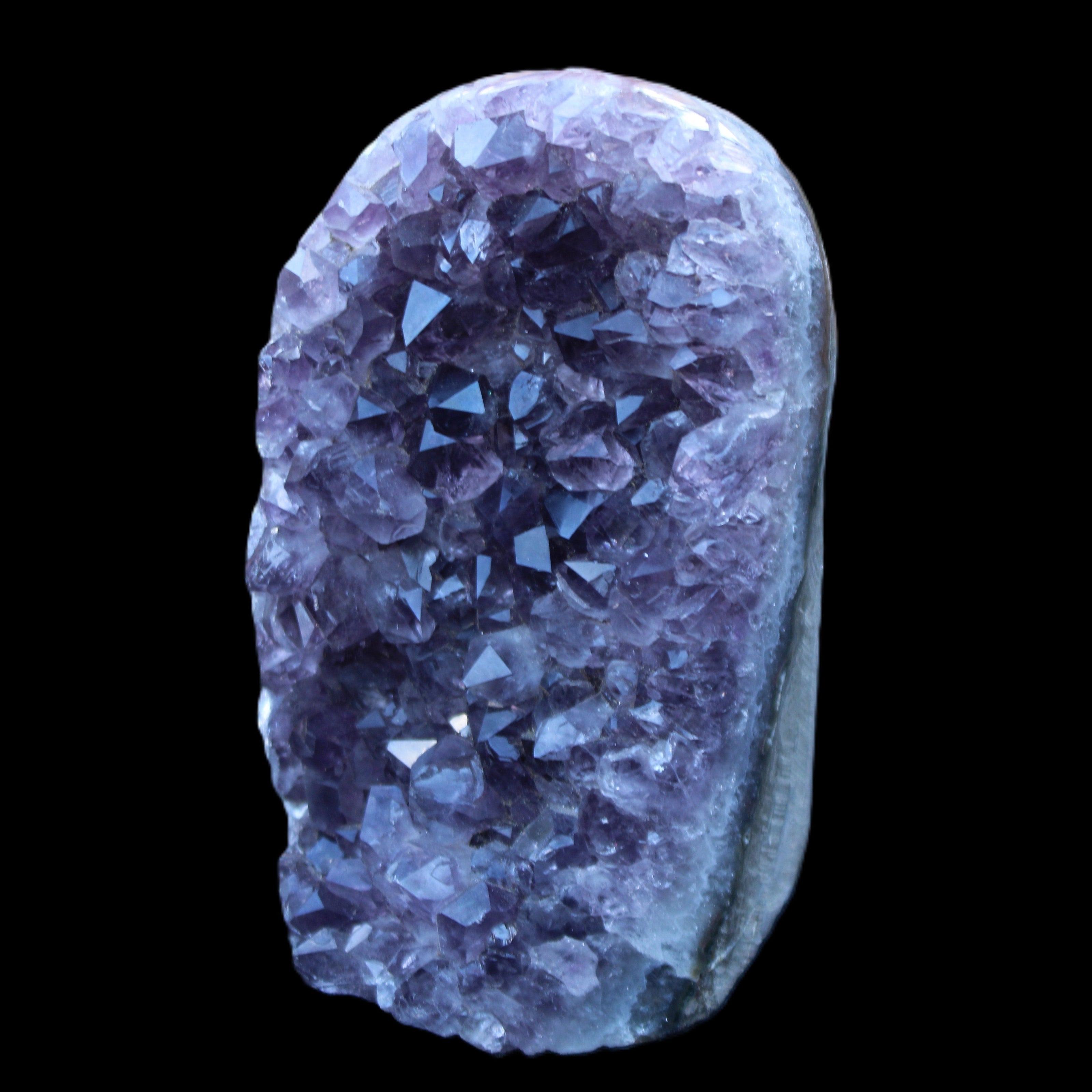 Amethyst geode cluster 138*83*93mm 1342g in sunlight - Rocks and Things Store