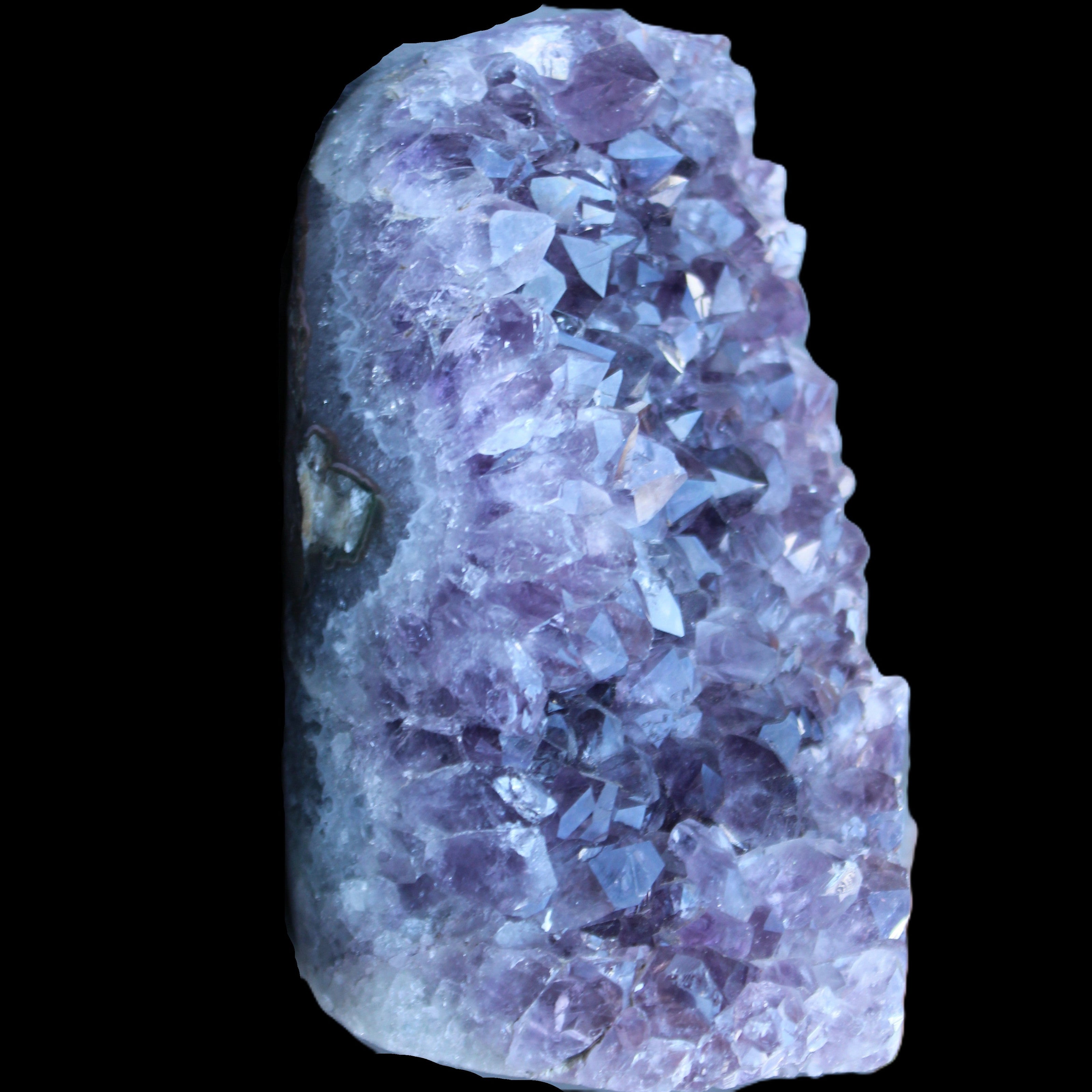 Amethyst geode cluster 138*83*93mm 1342g in sunlight - Rocks and Things Store