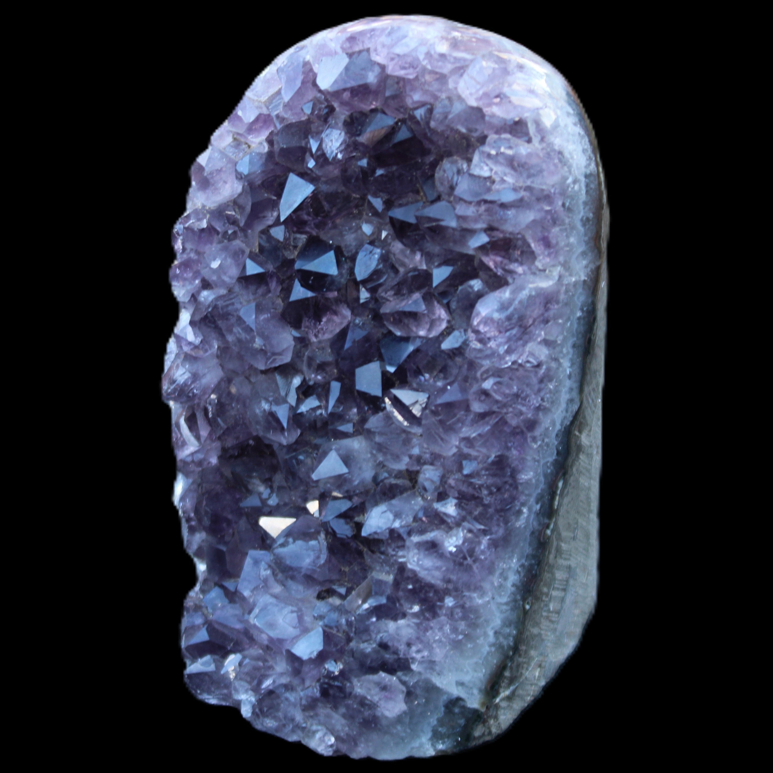 Amethyst geode cluster 138*83*93mm 1342g in sunlight - Rocks and Things Store