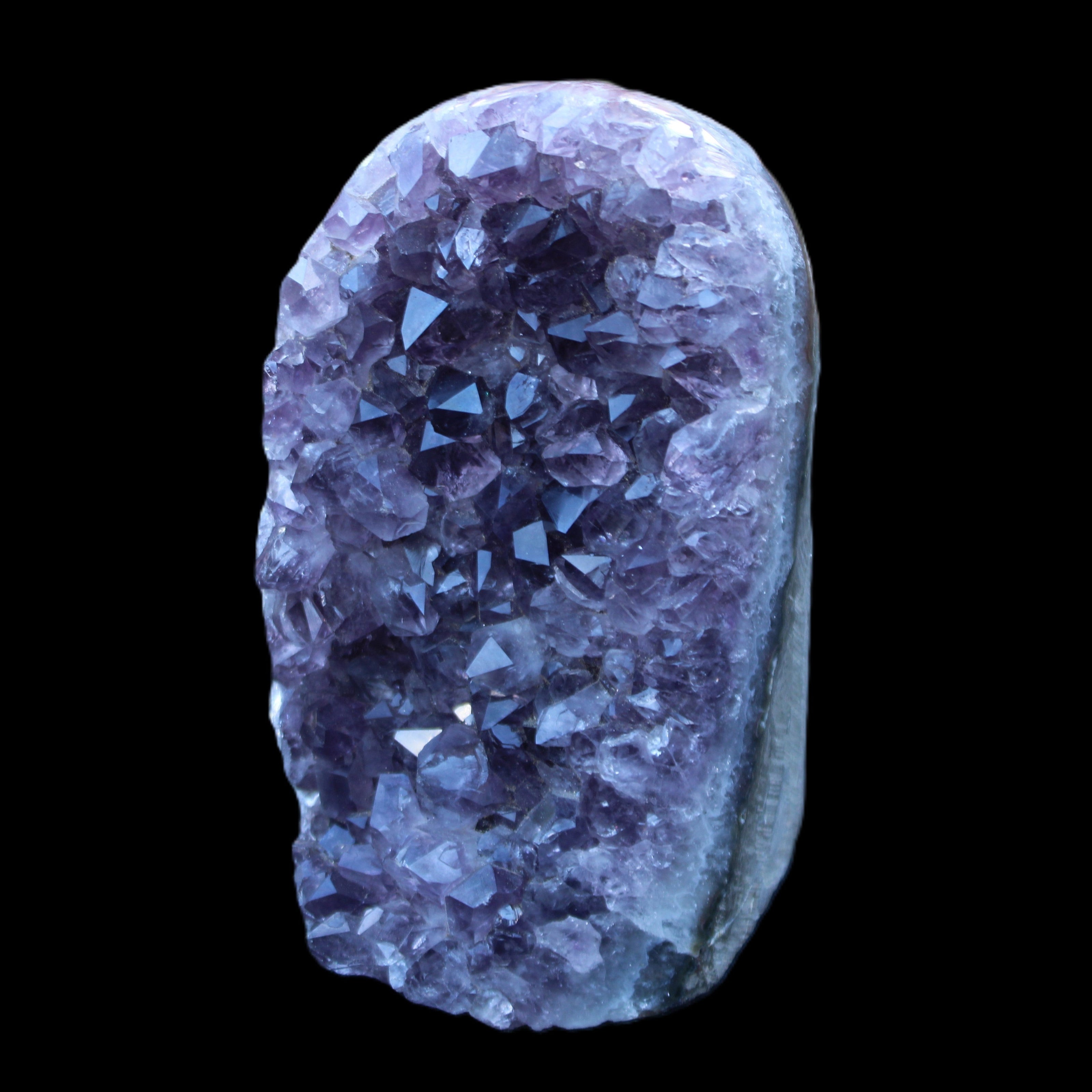 Amethyst geode cluster 138*83*93mm 1342g in sunlight - Rocks and Things Store