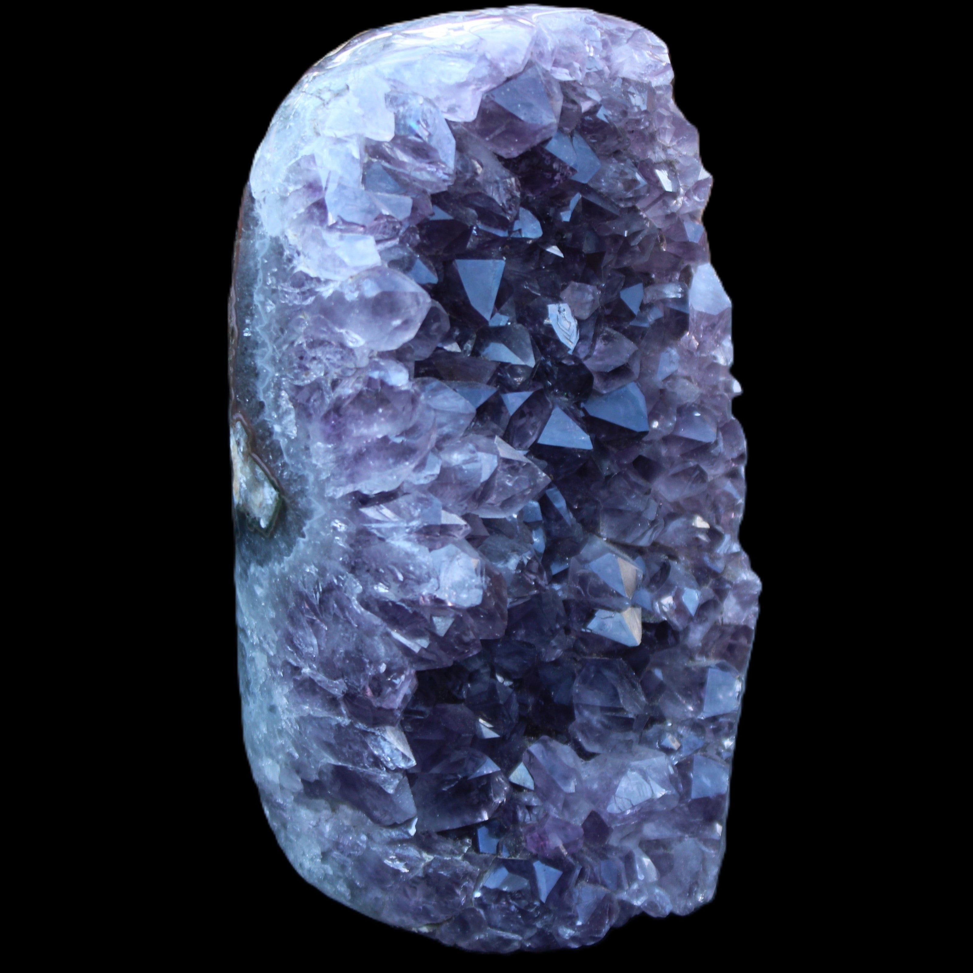 Amethyst geode cluster 138*83*93mm 1342g in sunlight - Rocks and Things Store