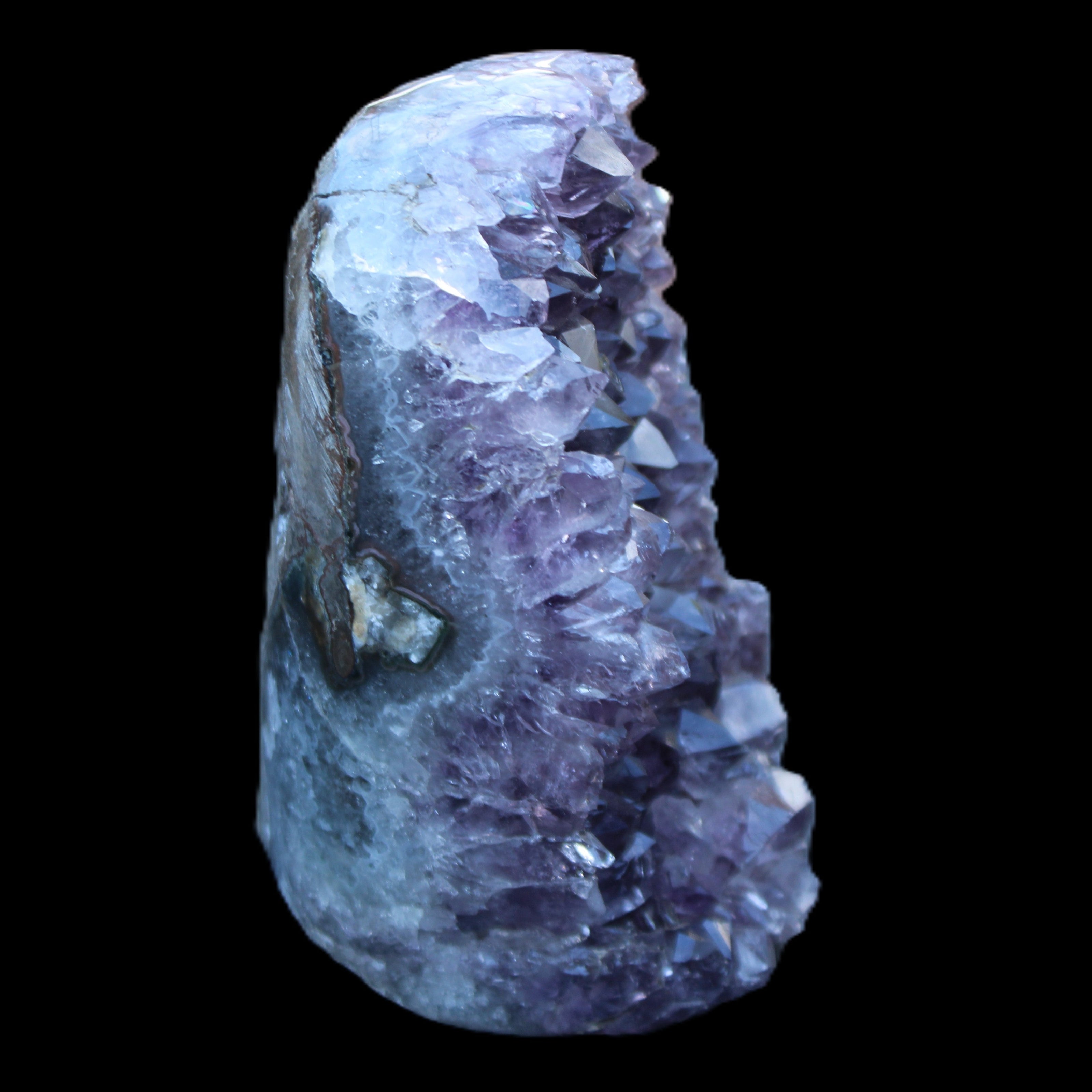 Amethyst geode cluster 138*83*93mm 1342g in sunlight - Rocks and Things Store