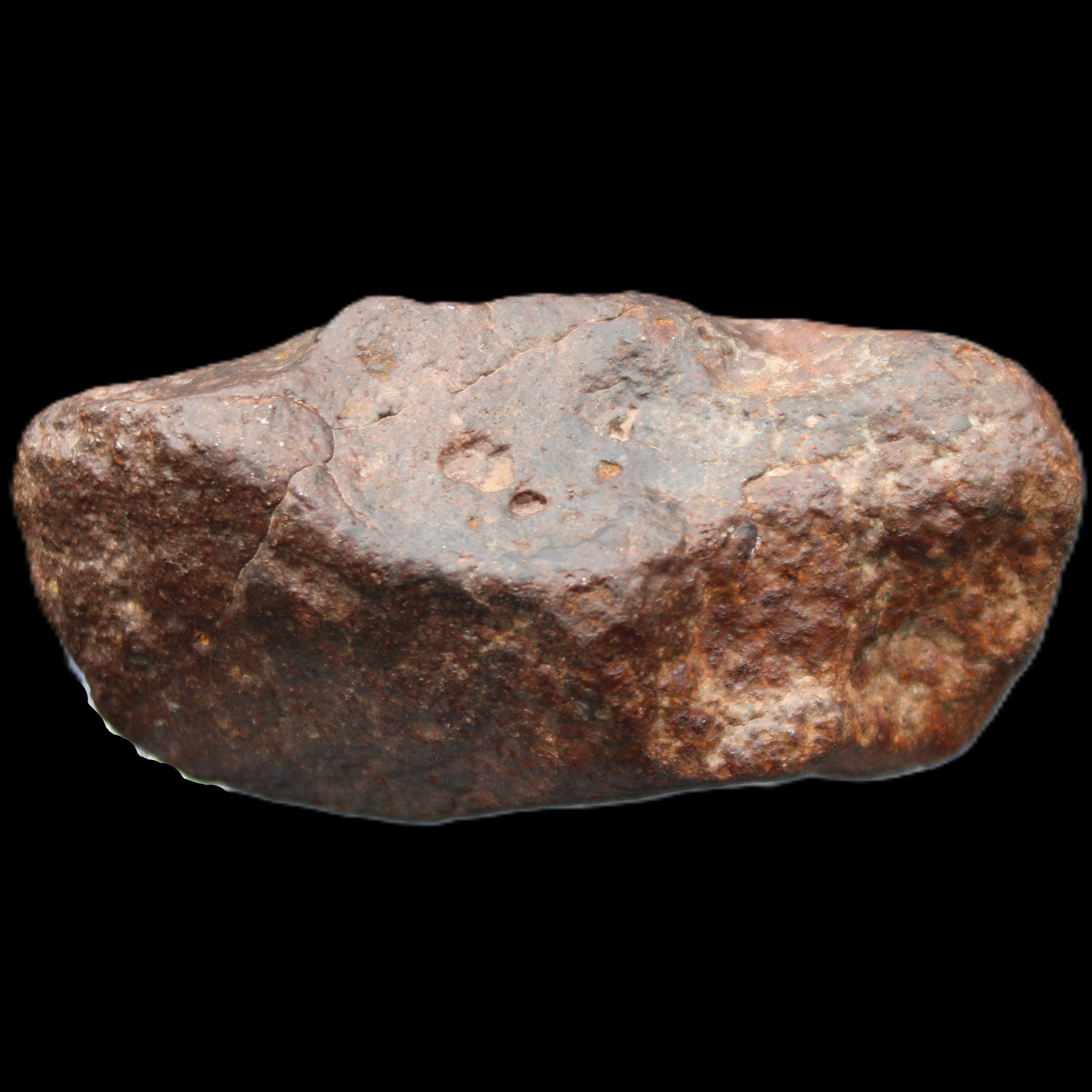 Chondrite Meteorite NWA Unclassified from Erfoud, Morocco 78*40*33mm 212g in sunlight - Rocks and Things Store