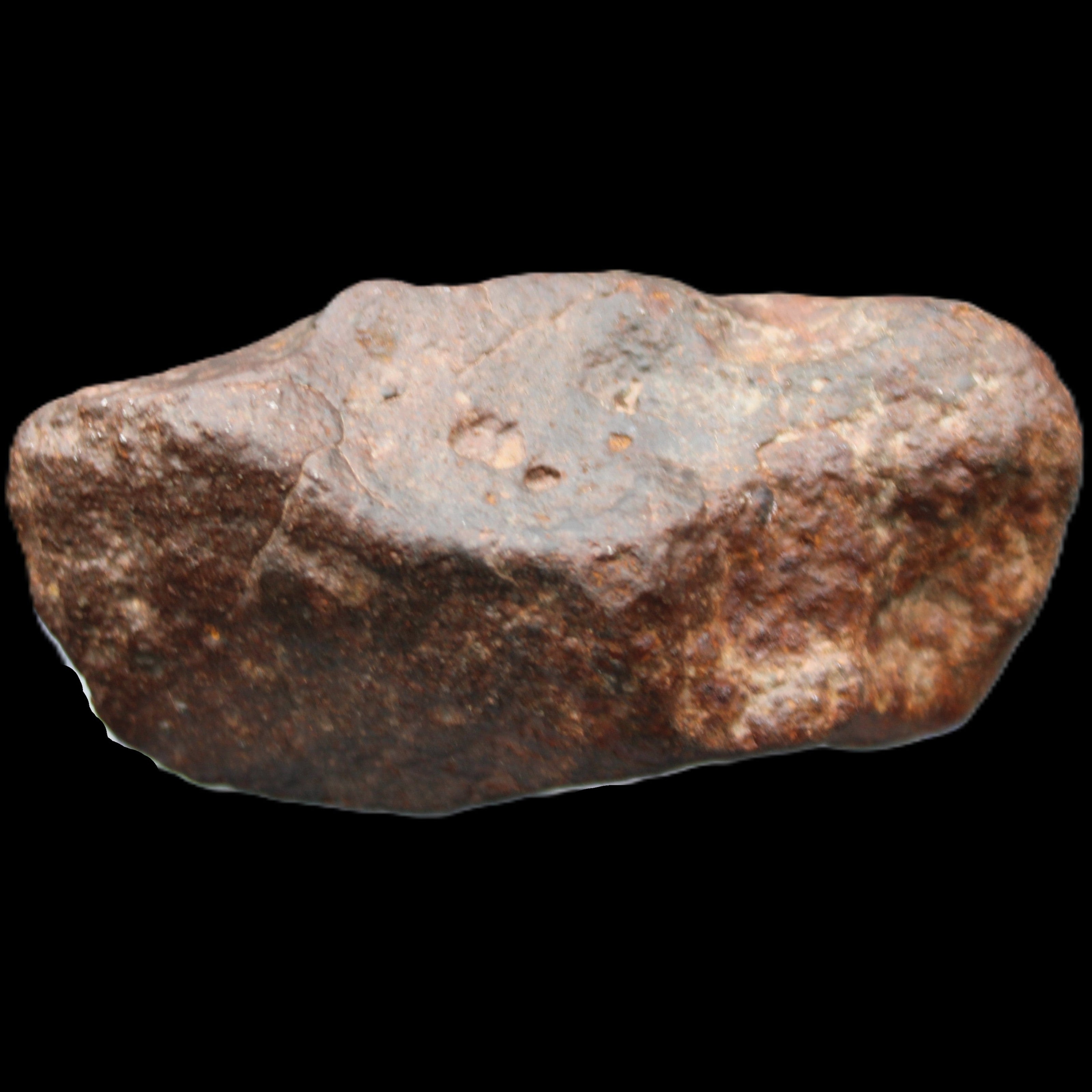 Chondrite Meteorite NWA Unclassified from Erfoud, Morocco 78*40*33mm 212g in sunlight - Rocks and Things Store