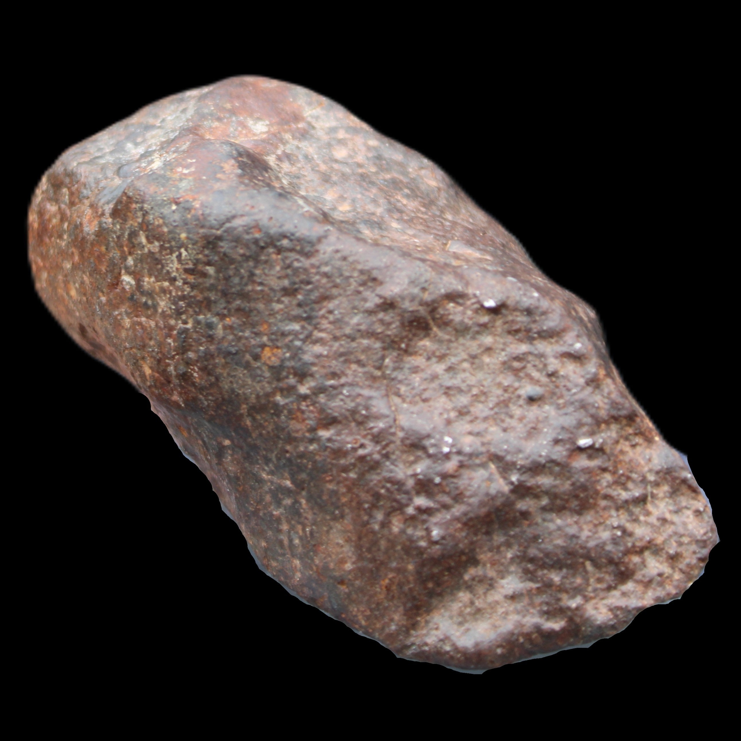 Chondrite Meteorite NWA Unclassified from Erfoud, Morocco 78*40*33mm 212g in sunlight - Rocks and Things Store