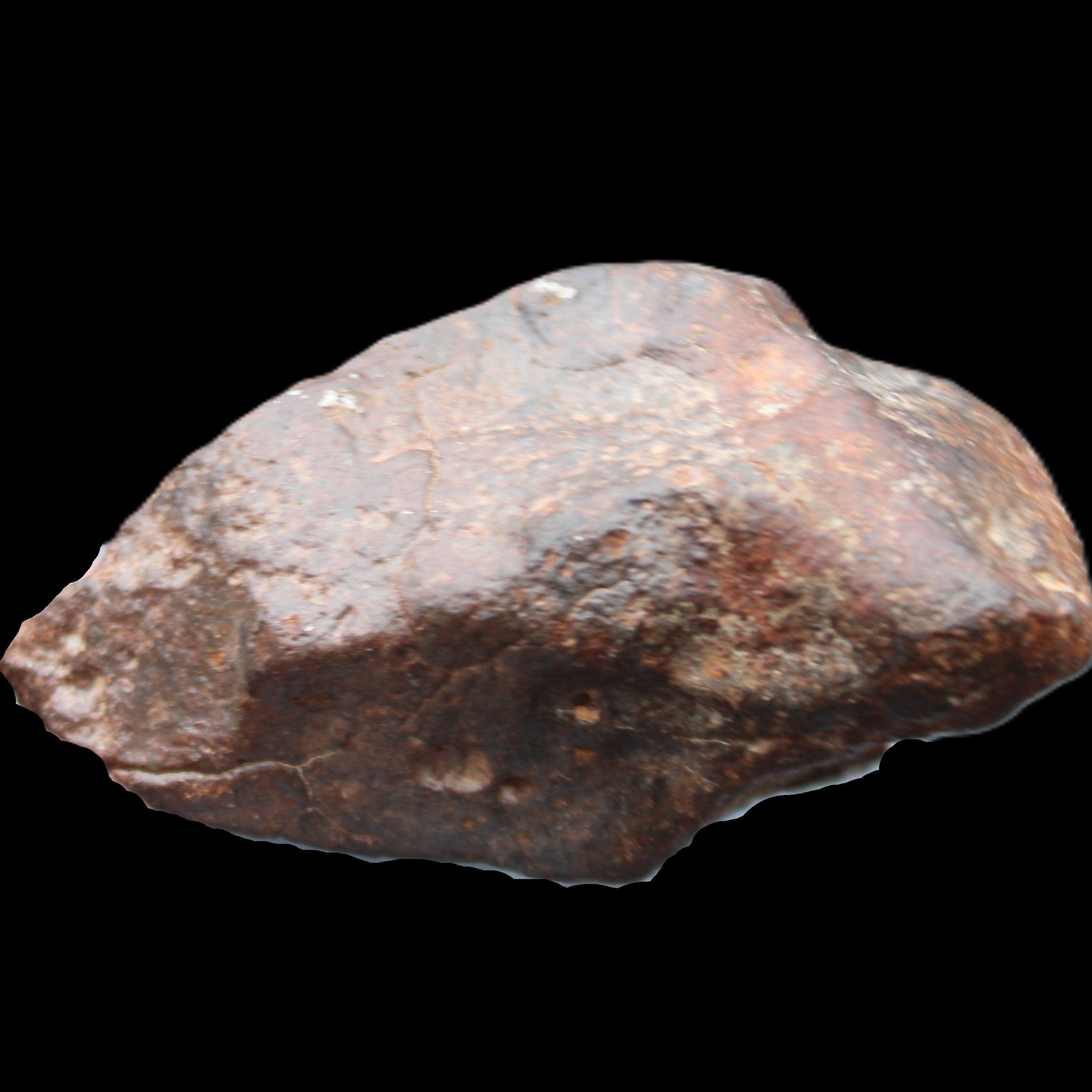 Chondrite Meteorite NWA Unclassified from Erfoud, Morocco 78*40*33mm 212g in sunlight - Rocks and Things Store