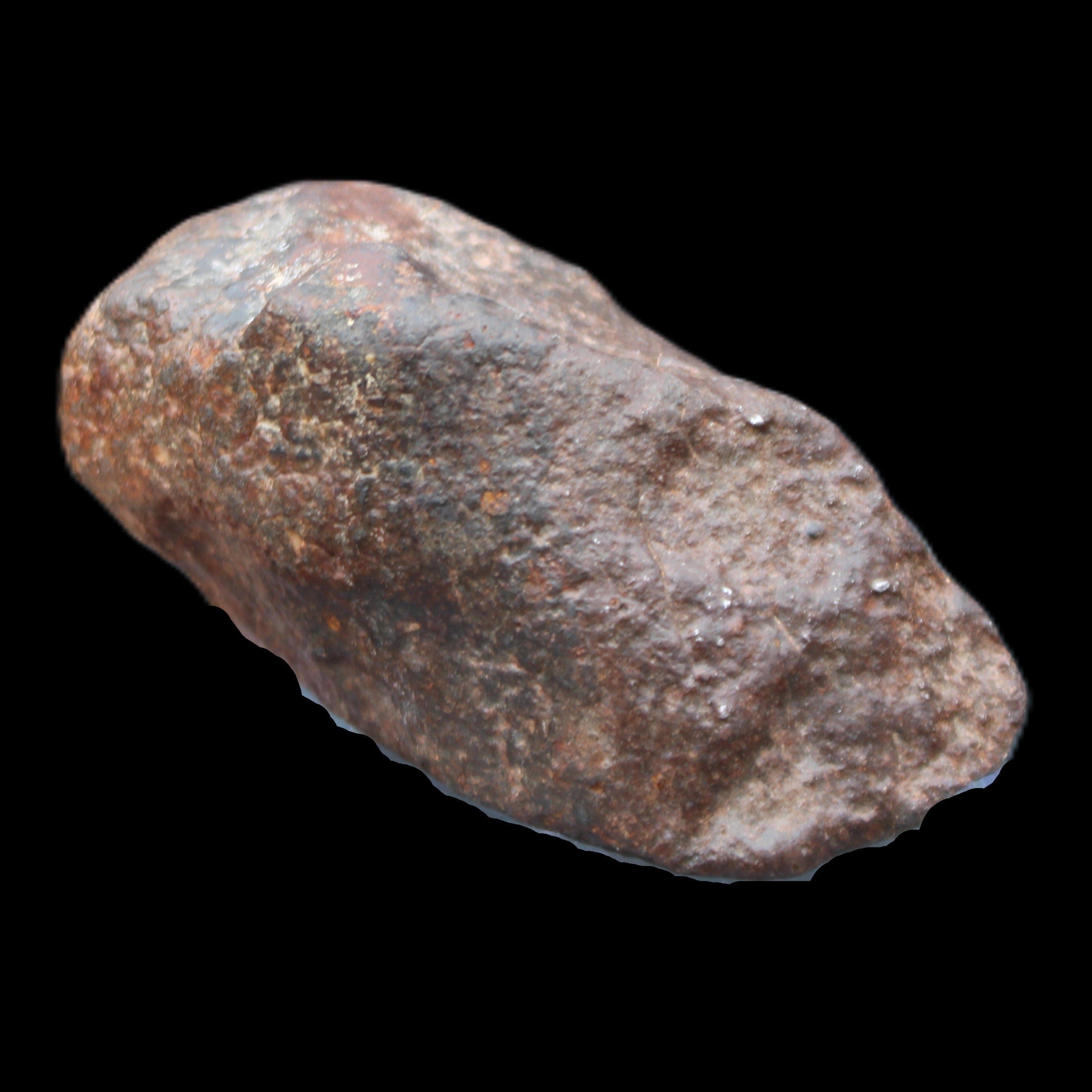 Chondrite Meteorite NWA Unclassified from Erfoud, Morocco 78*40*33mm 212g in sunlight - Rocks and Things Store