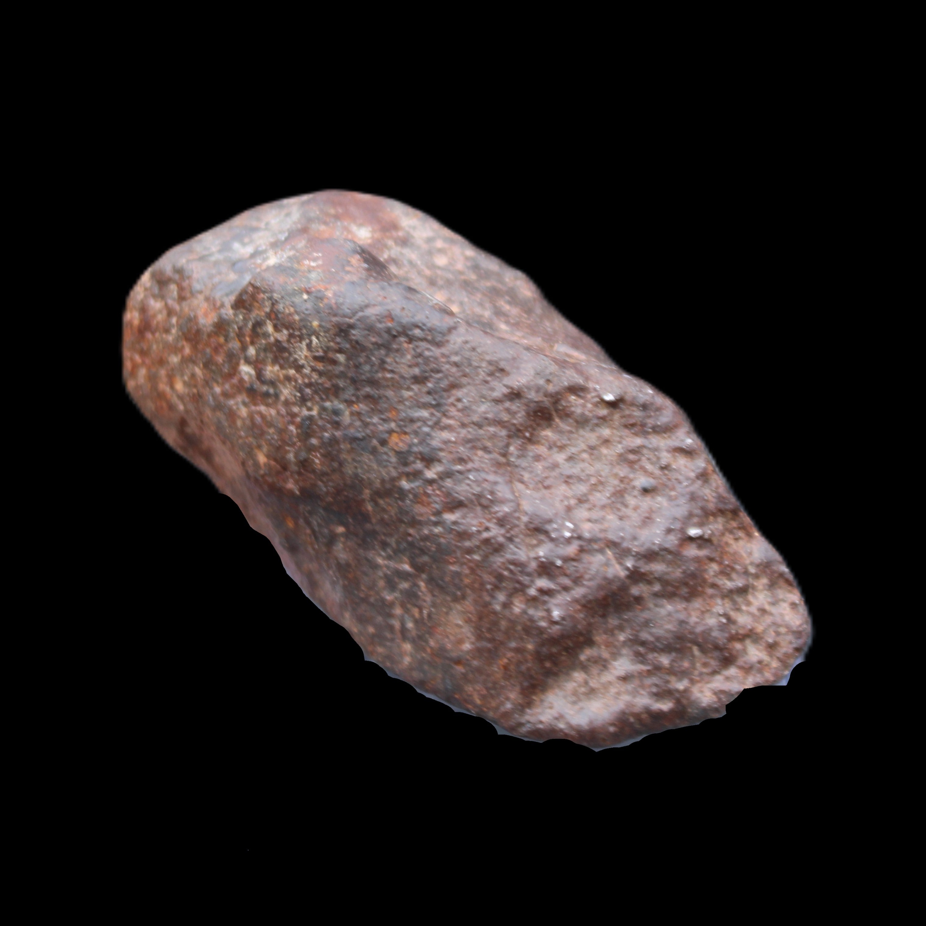 Chondrite Meteorite NWA Unclassified from Erfoud, Morocco 78*40*33mm 212g in sunlight - Rocks and Things Store