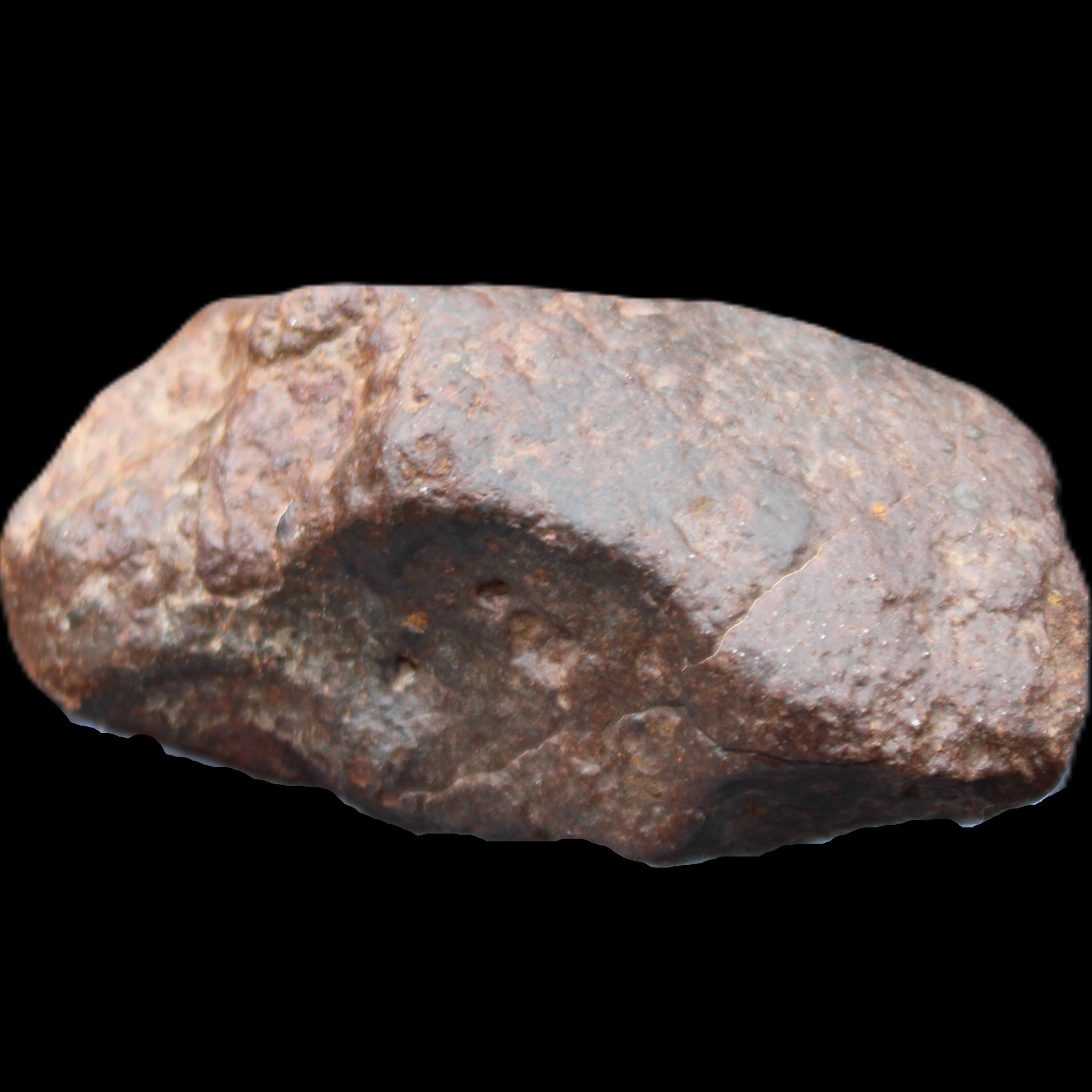 Chondrite Meteorite NWA Unclassified from Erfoud, Morocco 78*40*33mm 212g in sunlight - Rocks and Things Store