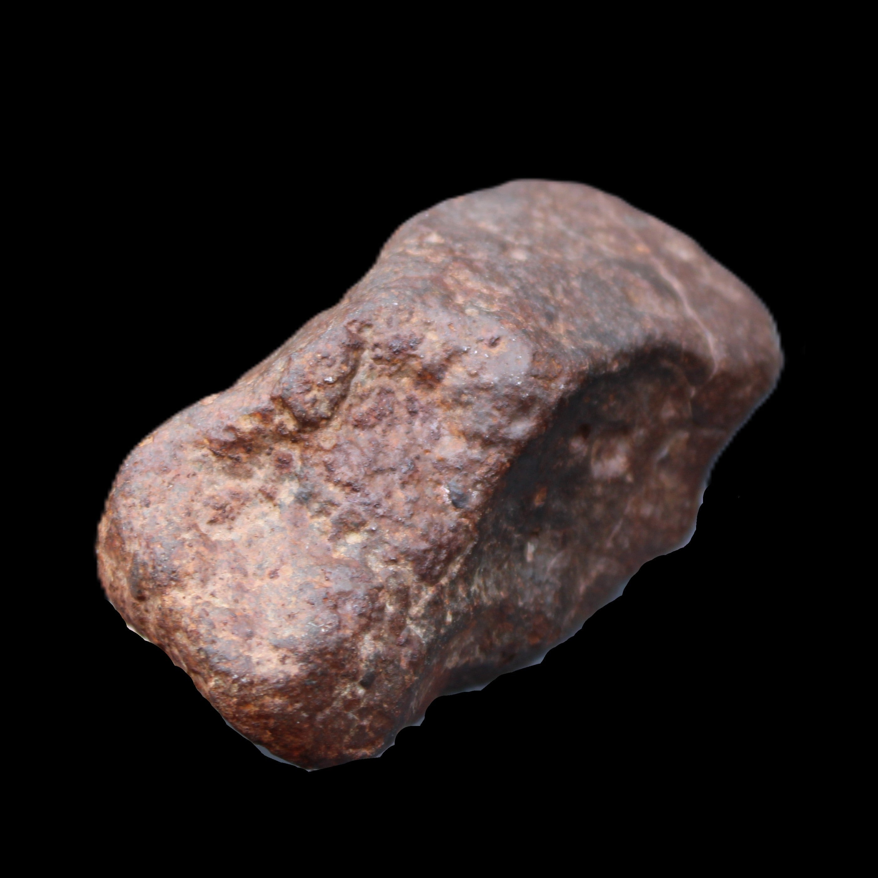 Chondrite Meteorite NWA Unclassified from Erfoud, Morocco 78*40*33mm 212g in sunlight - Rocks and Things Store