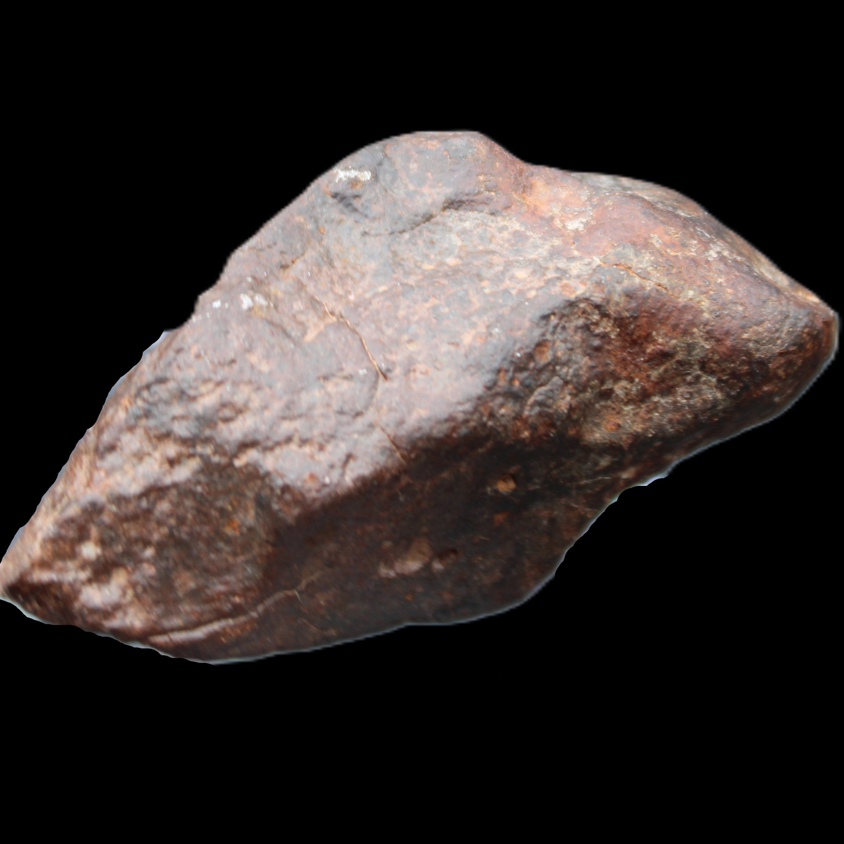Chondrite Meteorite NWA Unclassified from Erfoud, Morocco 78*40*33mm 212g in sunlight - Rocks and Things Store