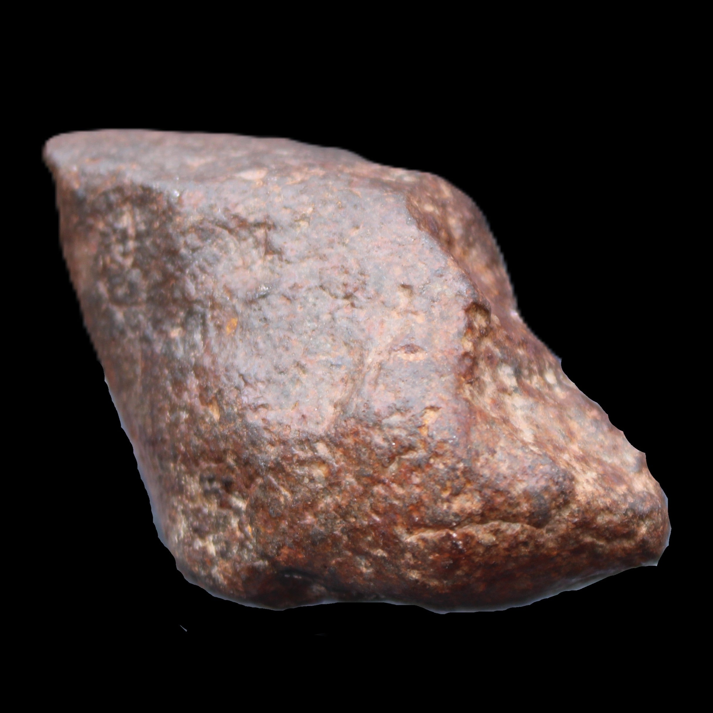 Chondrite Meteorite NWA Unclassified from Erfoud, Morocco 78*40*33mm 212g in sunlight - Rocks and Things Store