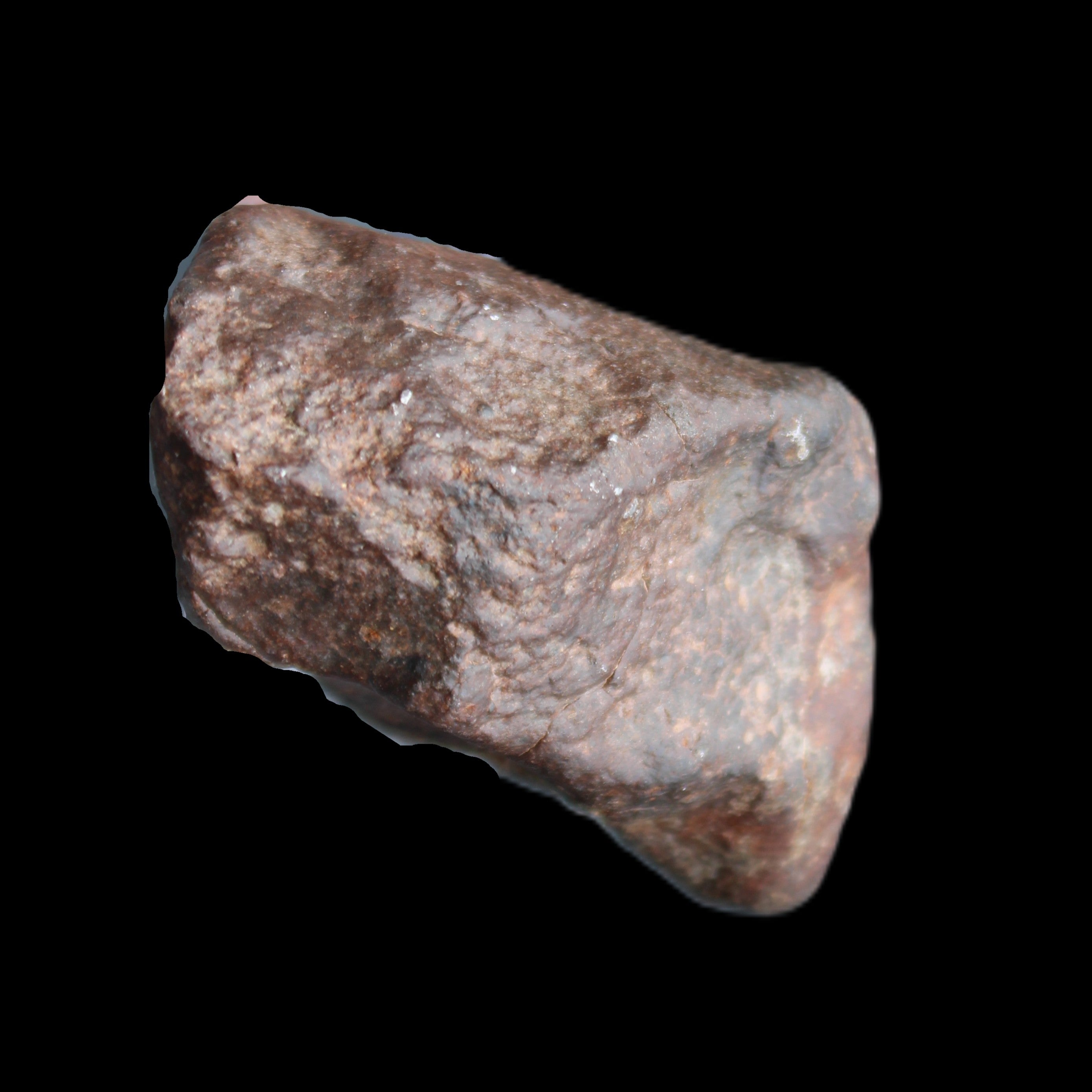 Chondrite Meteorite NWA Unclassified from Erfoud, Morocco 78*40*33mm 212g in sunlight - Rocks and Things Store
