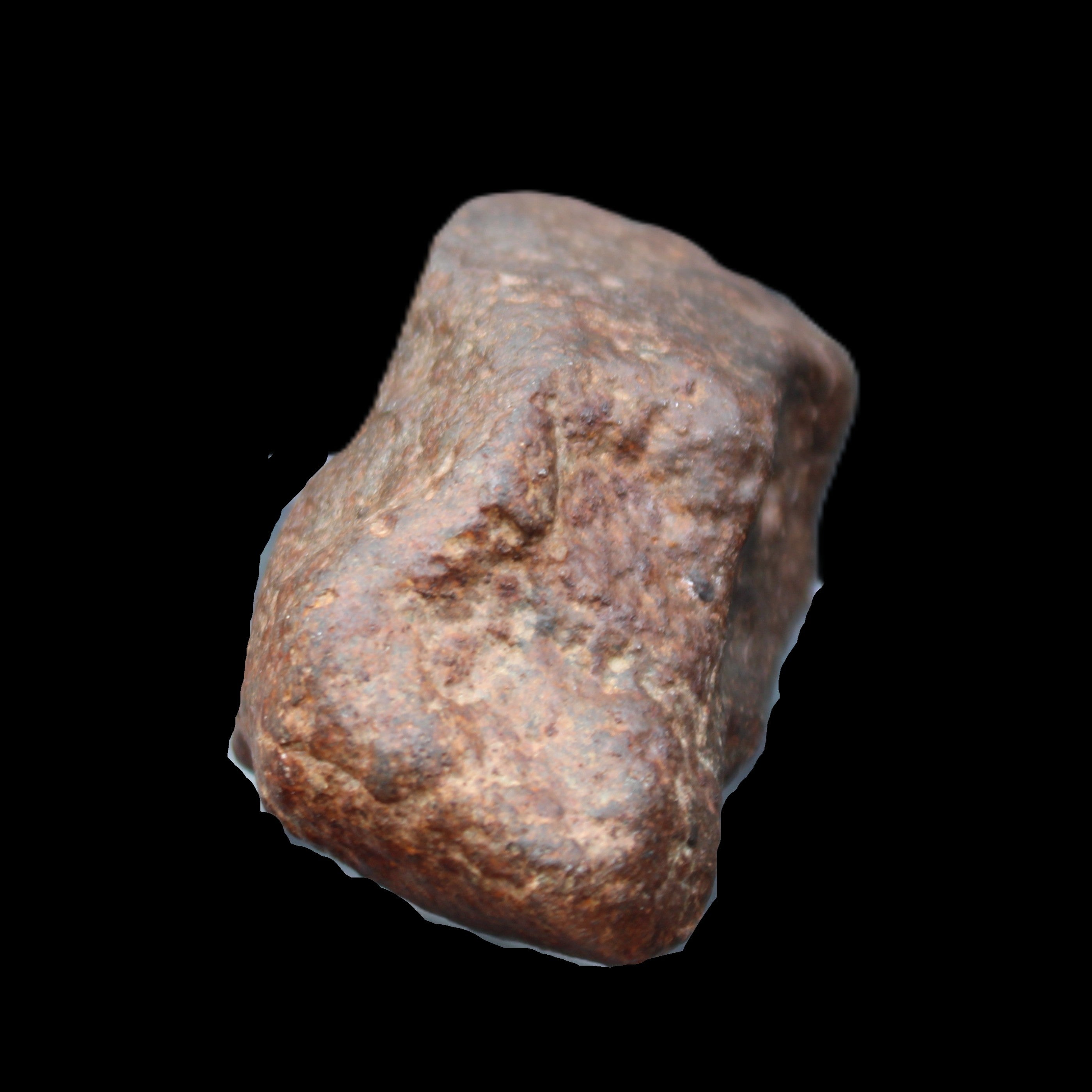 Chondrite Meteorite NWA Unclassified from Erfoud, Morocco 78*40*33mm 212g in sunlight - Rocks and Things Store