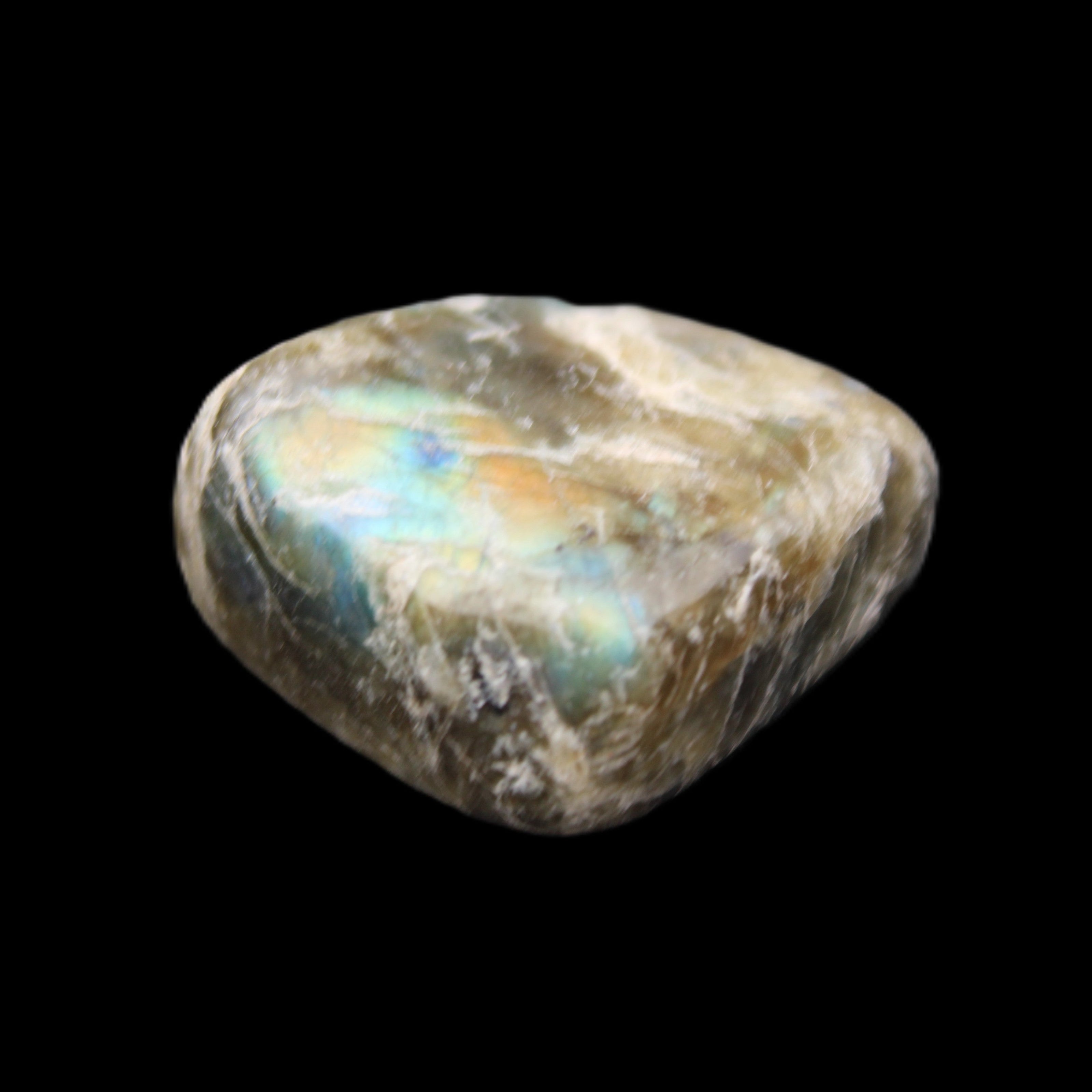 Labradorite tumbled stone 10-20g in sunlight - Rocks and Things Store