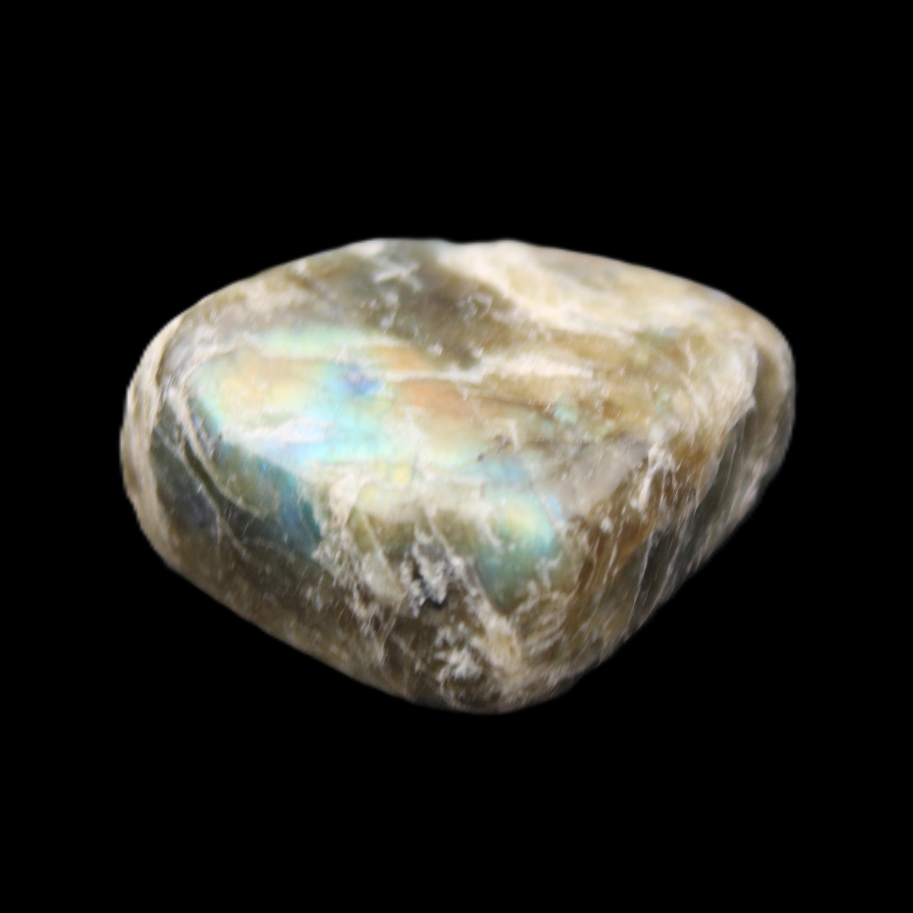 Labradorite tumbled stone 10-20g in sunlight - Rocks and Things Store