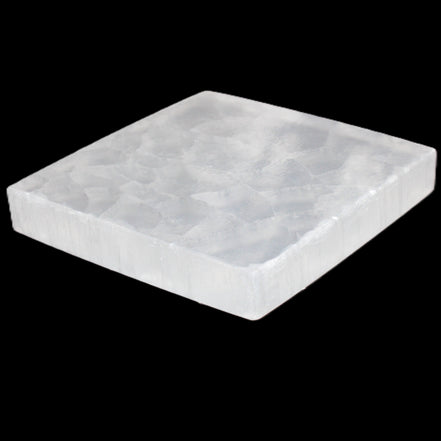 Selenite Plate 80*15mm 200-225g in sunlight - Rocks and Things Store