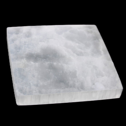 Selenite Plate 80*15mm 200-225g in sunlight - Rocks and Things Store