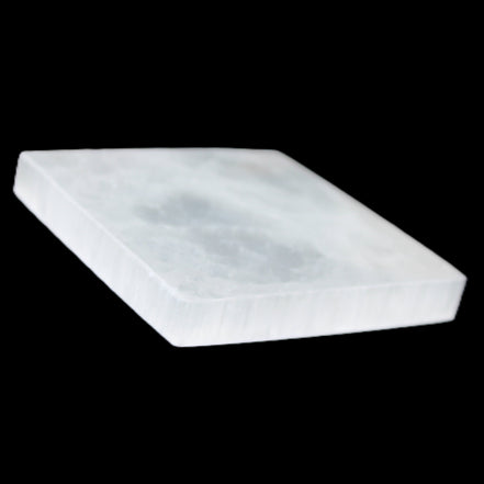 Selenite Plate 80*15mm 200-225g in sunlight - Rocks and Things Store