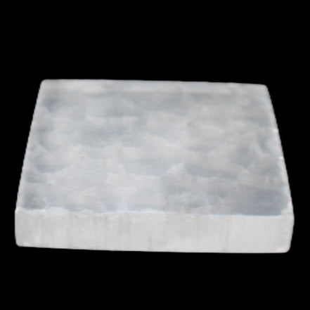 Selenite Plate 80*15mm 200-225g in sunlight - Rocks and Things Store