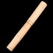Brass Black Singing Bowl 150*80mm with wooden mallet in sunlight - Rocks and Things Store