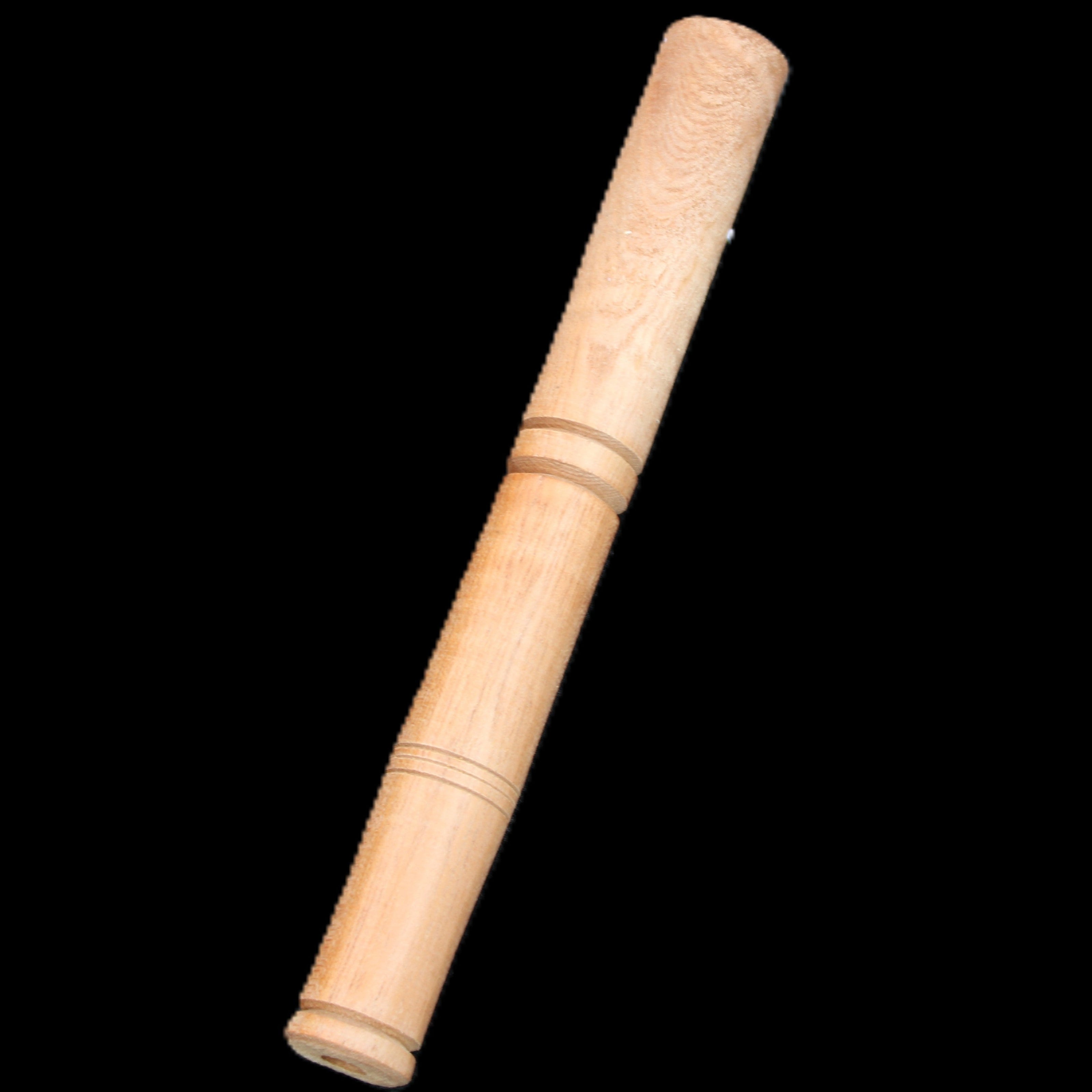 Brass Black Singing Bowl 150*80mm with wooden mallet in sunlight - Rocks and Things Store