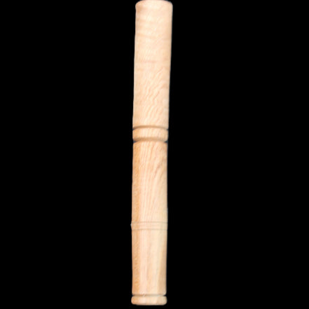 Brass Black Singing Bowl 150*80mm with wooden mallet in sunlight - Rocks and Things Store