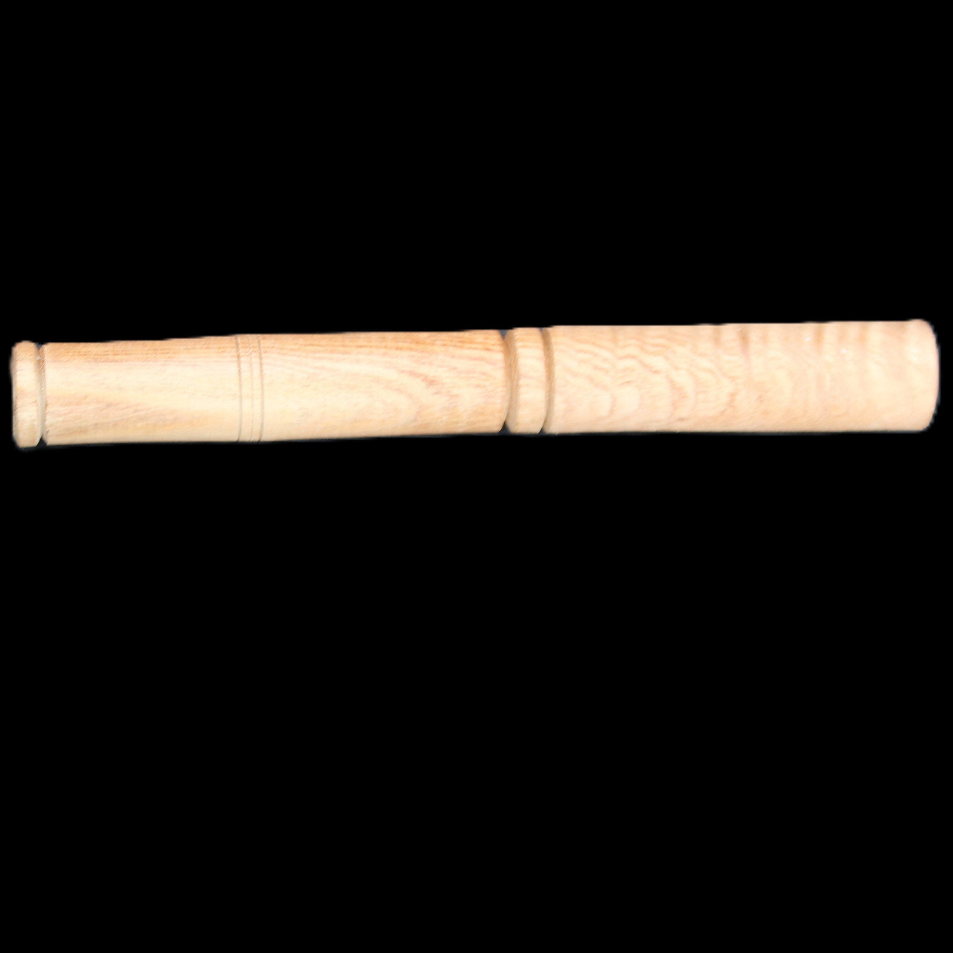 Brass Black Singing Bowl 150*80mm with wooden mallet in sunlight - Rocks and Things Store