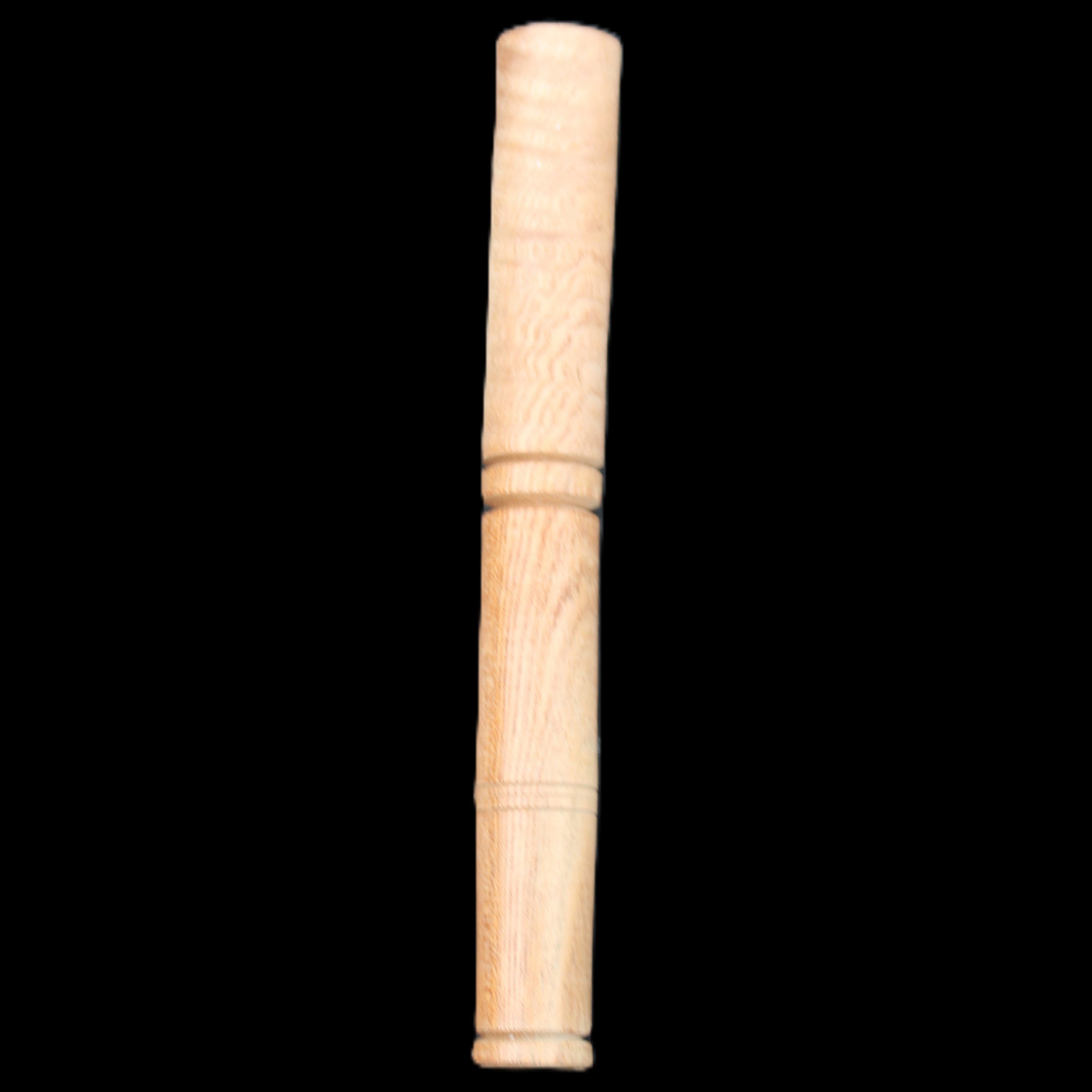 Brass Black Singing Bowl 150*80mm with wooden mallet in sunlight - Rocks and Things Store