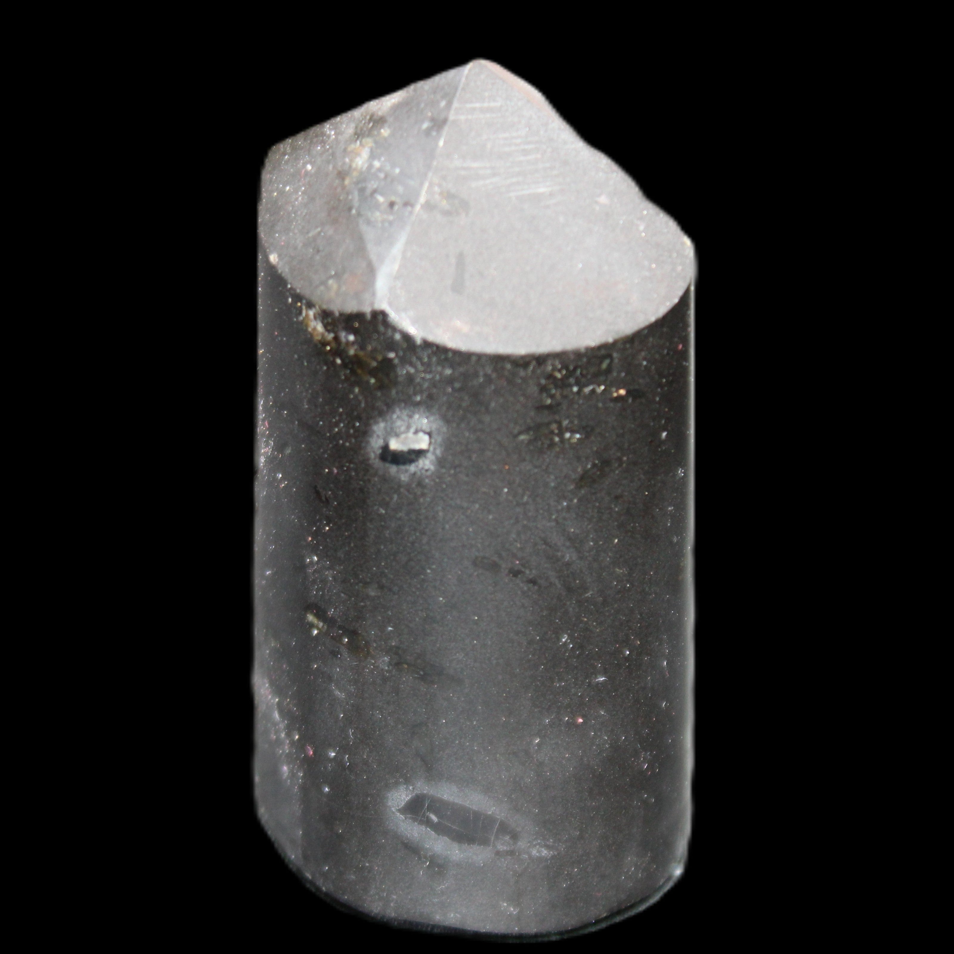 Black Tourmaline polished generator crystal 35*68mm 150g in sunlight - Rocks and Things Store