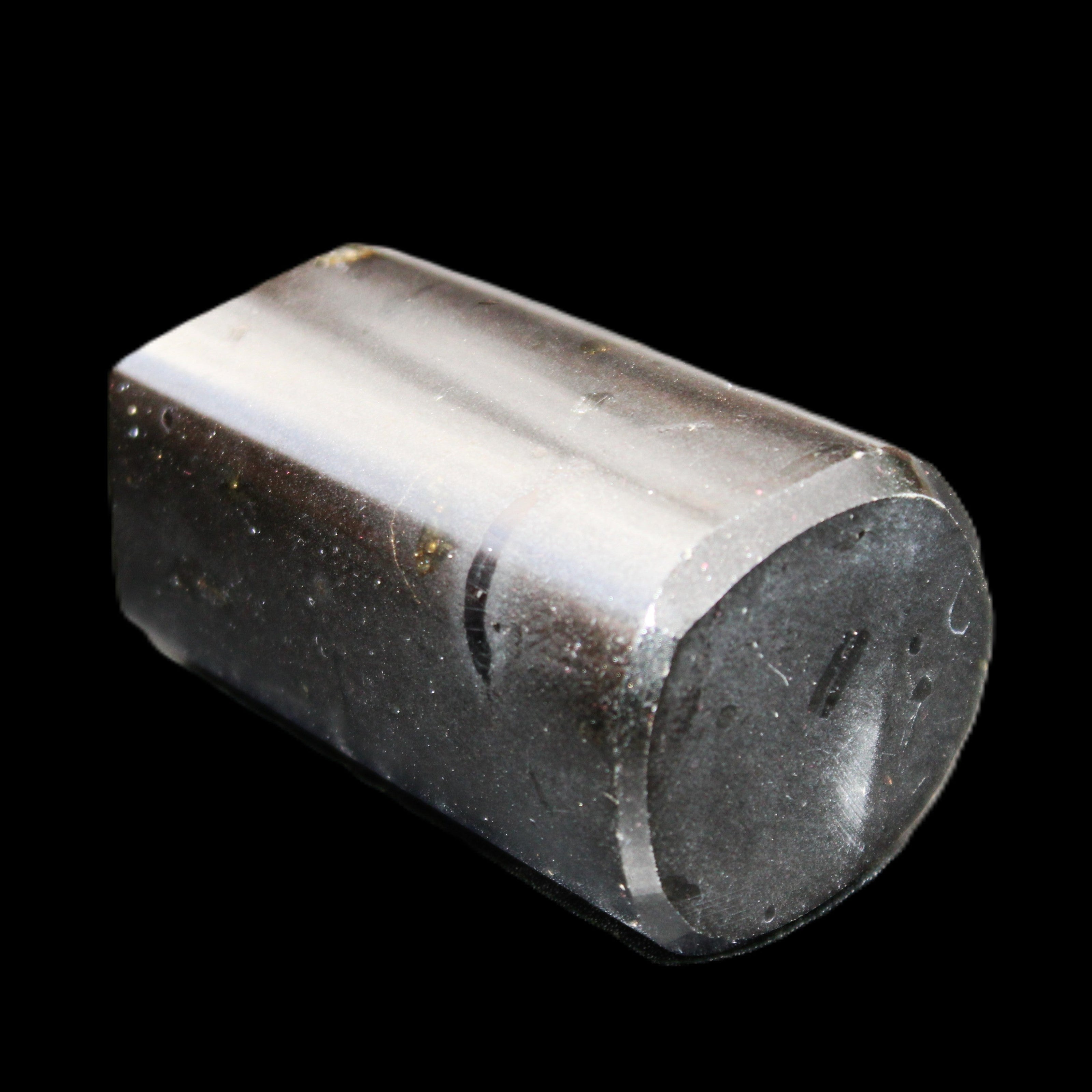 Black Tourmaline polished generator crystal 35*68mm 150g in sunlight - Rocks and Things Store