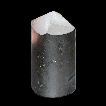 Black Tourmaline polished generator crystal 35*68mm 150g in sunlight - Rocks and Things Store