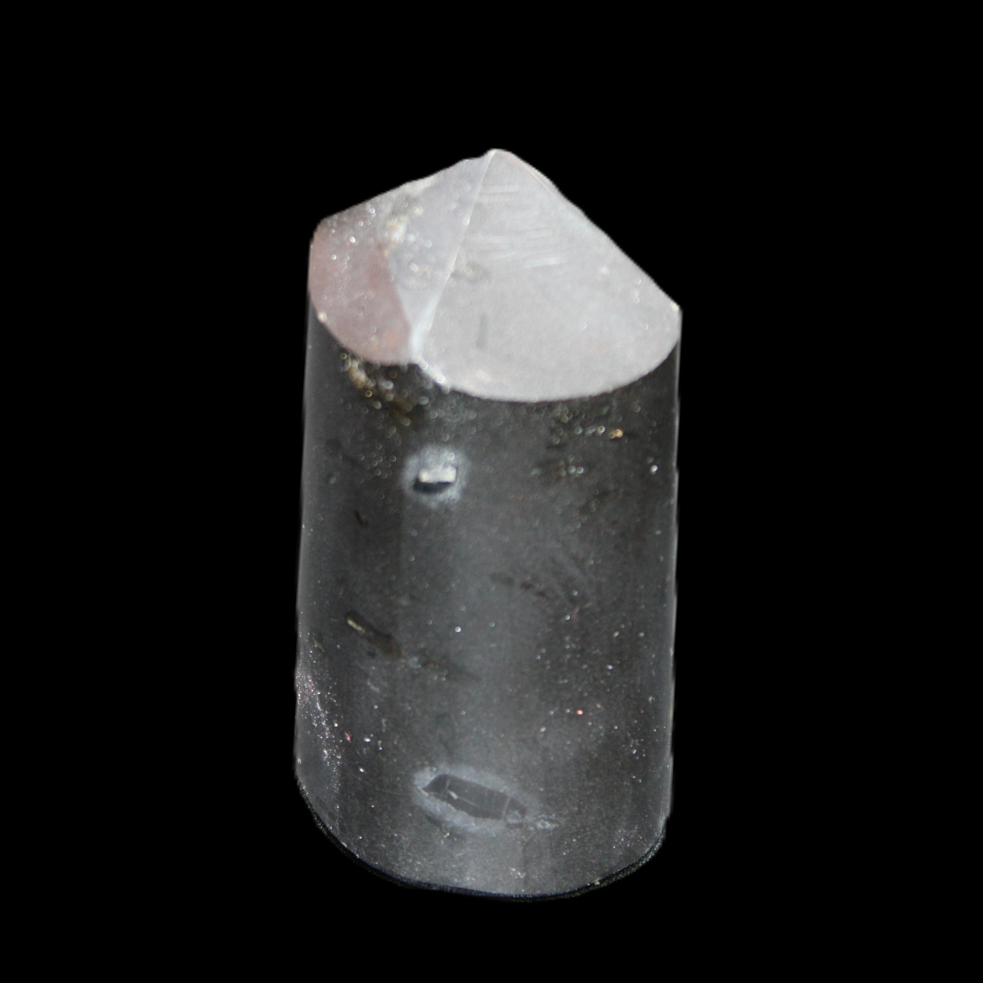 Black Tourmaline polished generator crystal 35*68mm 150g in sunlight - Rocks and Things Store