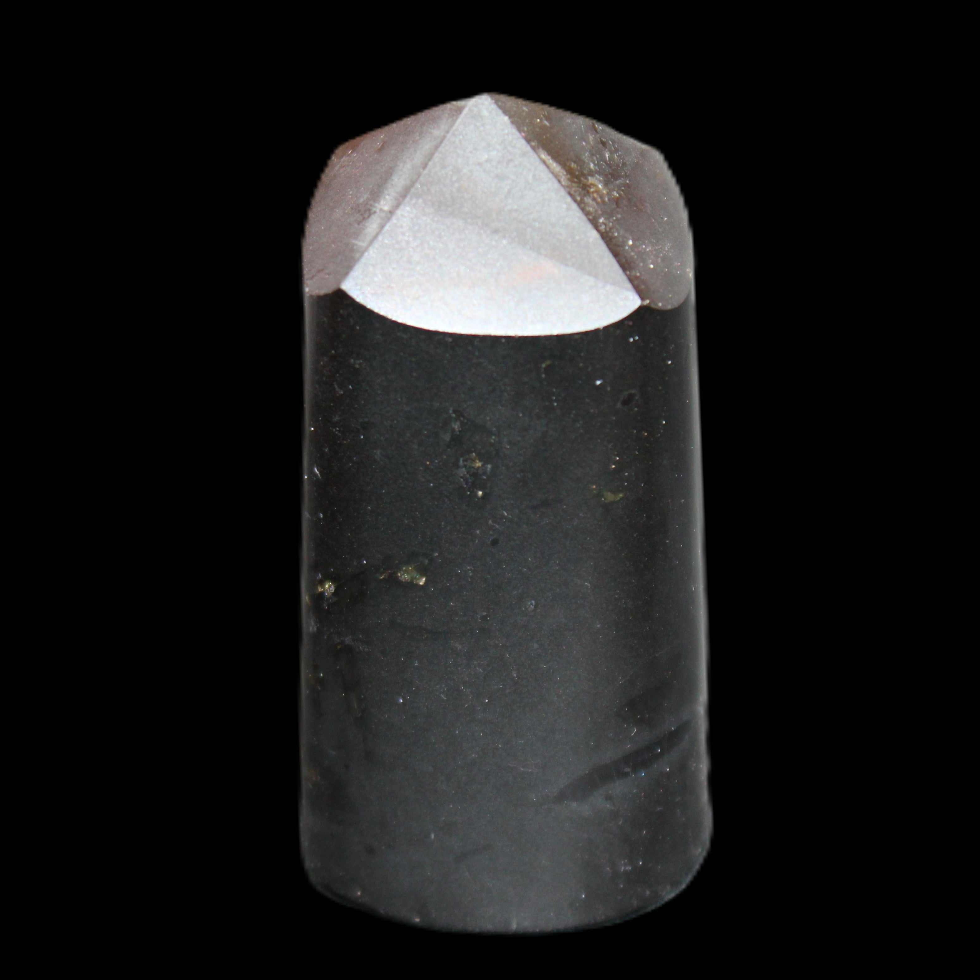 Black Tourmaline polished generator crystal 35*68mm 150g in sunlight - Rocks and Things Store