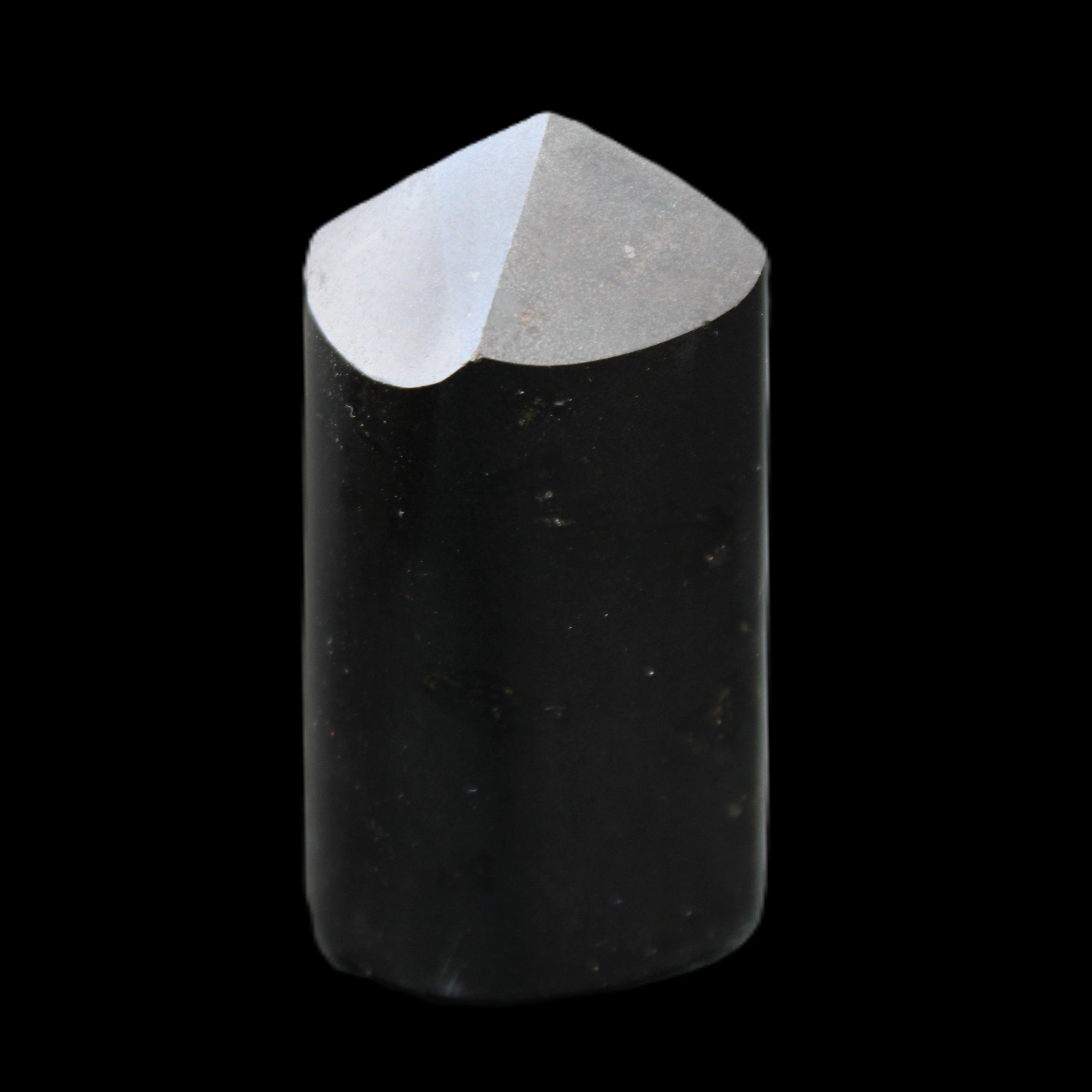 Black Tourmaline polished generator crystal 35*68mm 150g in sunlight - Rocks and Things Store