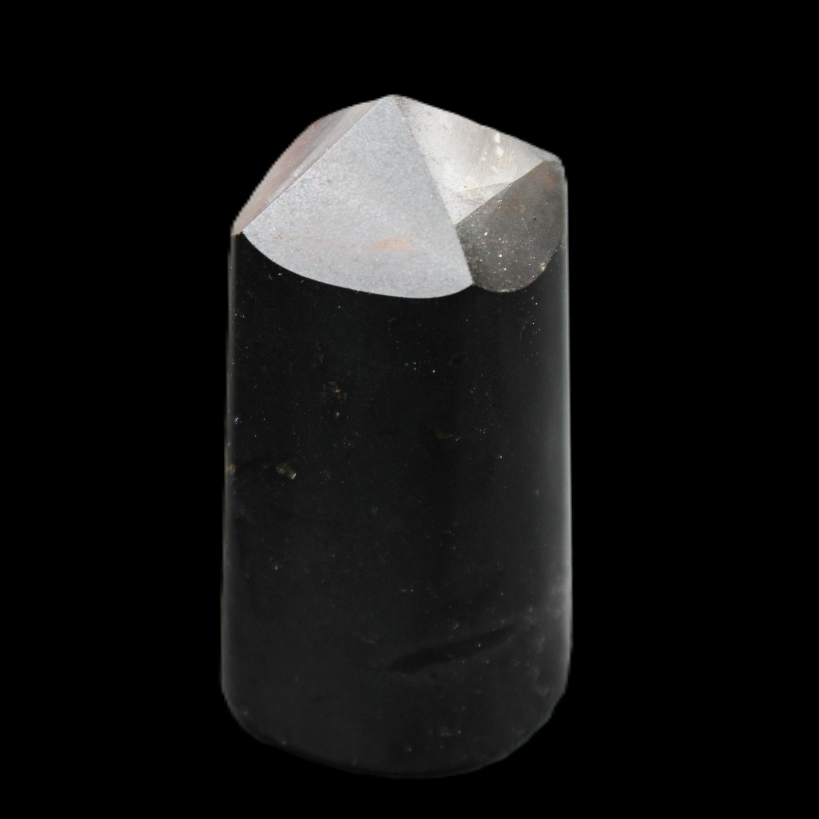 Black Tourmaline polished generator crystal 35*68mm 150g in sunlight - Rocks and Things Store