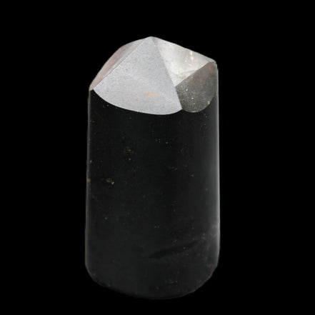 Black Tourmaline polished generator crystal 35*68mm 150g in sunlight - Rocks and Things Store