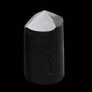 Black Tourmaline polished generator crystal 35*68mm 150g in sunlight - Rocks and Things Store