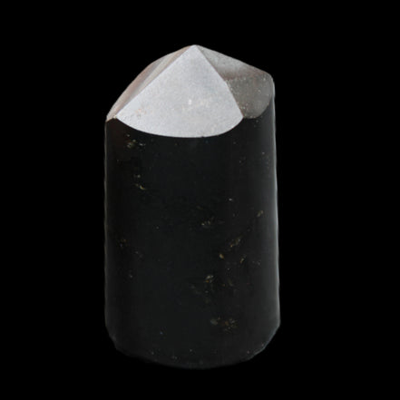 Black Tourmaline polished generator crystal 35*68mm 150g in sunlight - Rocks and Things Store