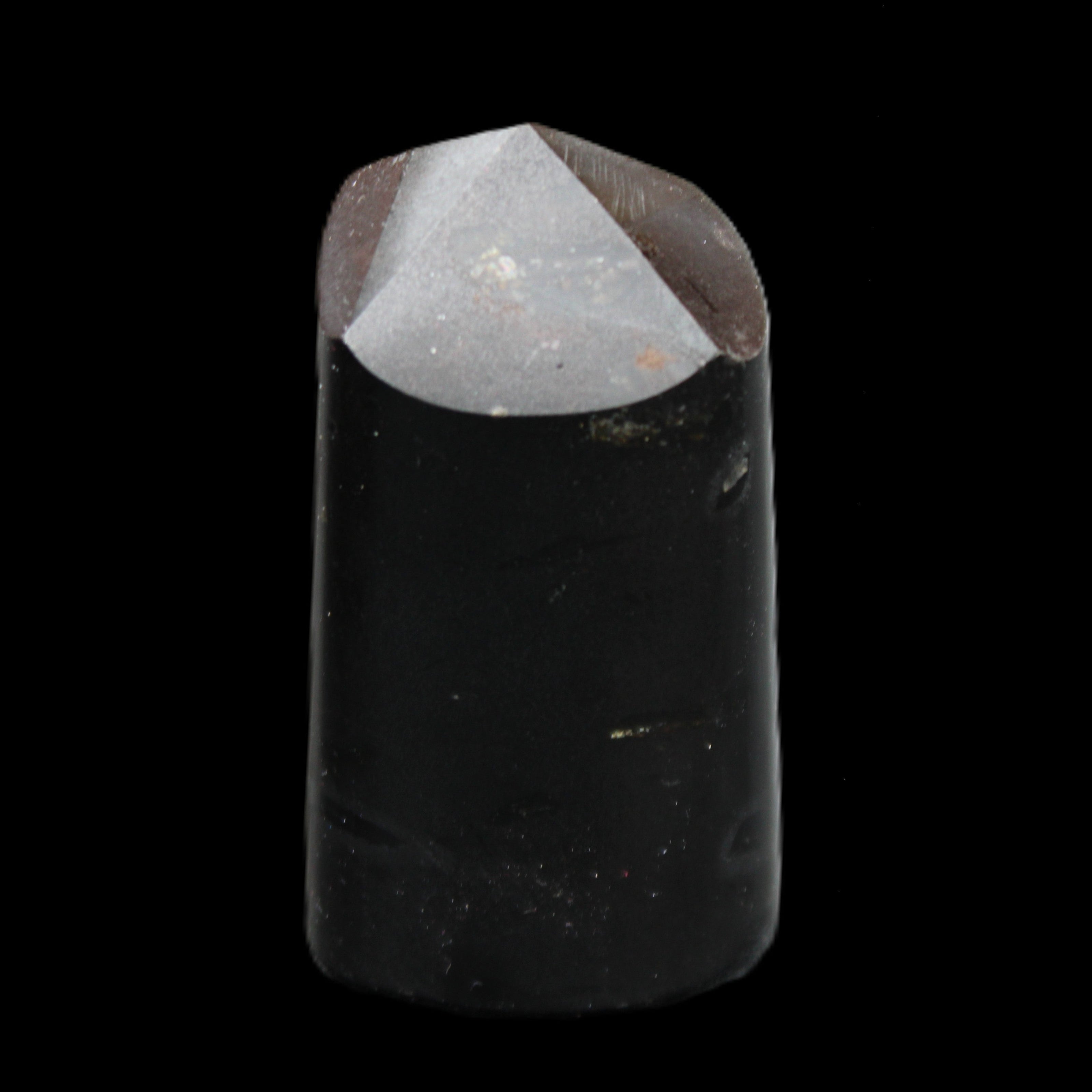 Black Tourmaline polished generator crystal 35*68mm 150g in sunlight - Rocks and Things Store