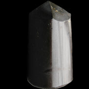Black Tourmaline polished generator crystal 35*68mm 150g in sunlight - Rocks and Things Store