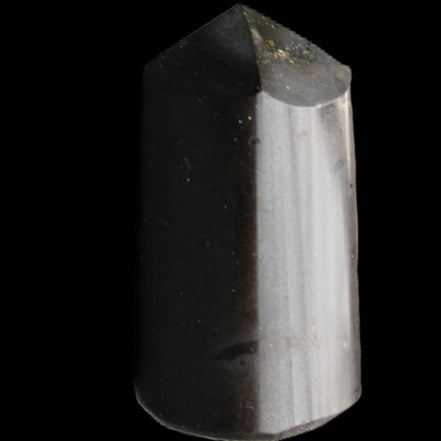 Black Tourmaline polished generator crystal 35*68mm 150g in sunlight - Rocks and Things Store