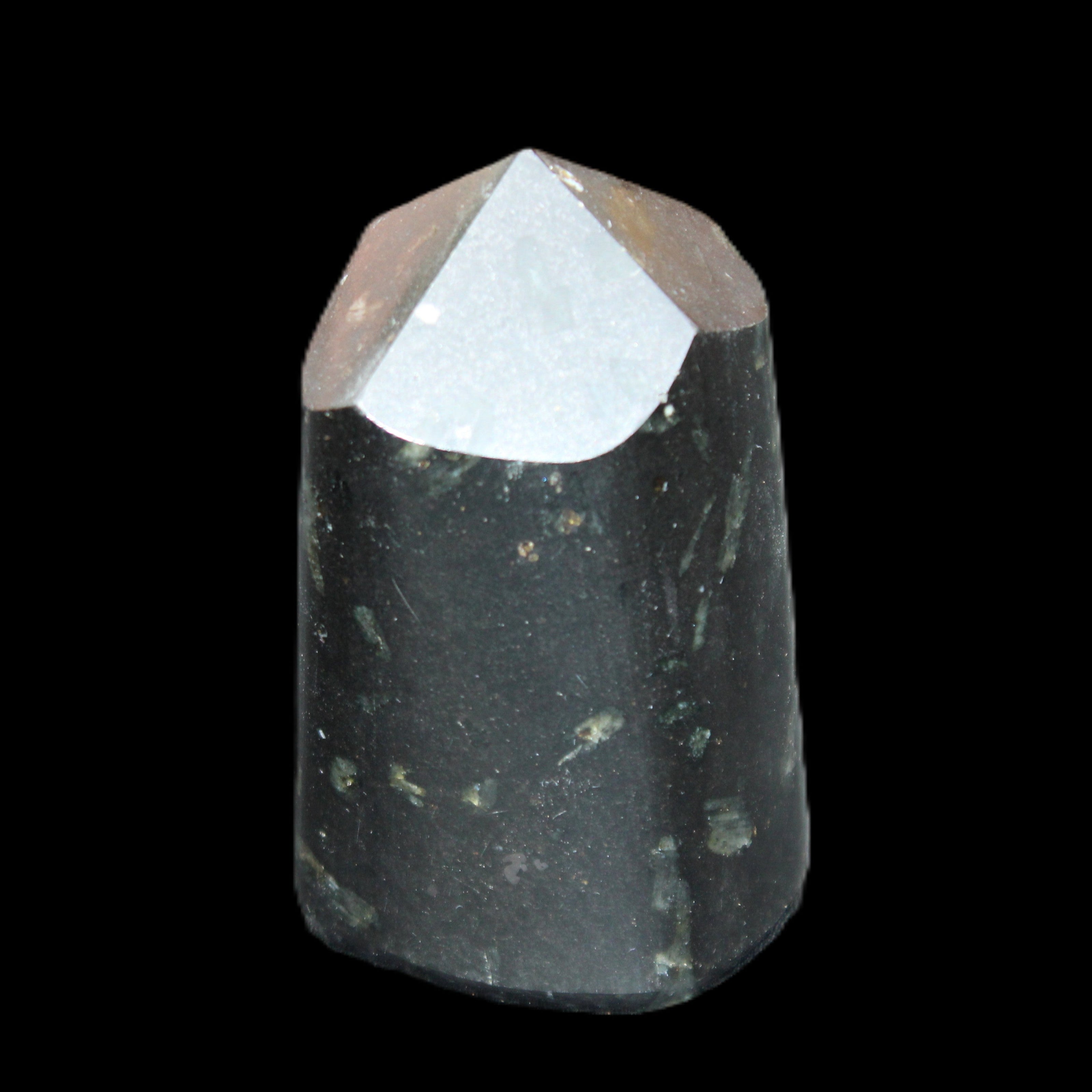 Black Tourmaline polished generator crystal 40*35*70mm 187g in sunlight - Rocks and Things Store